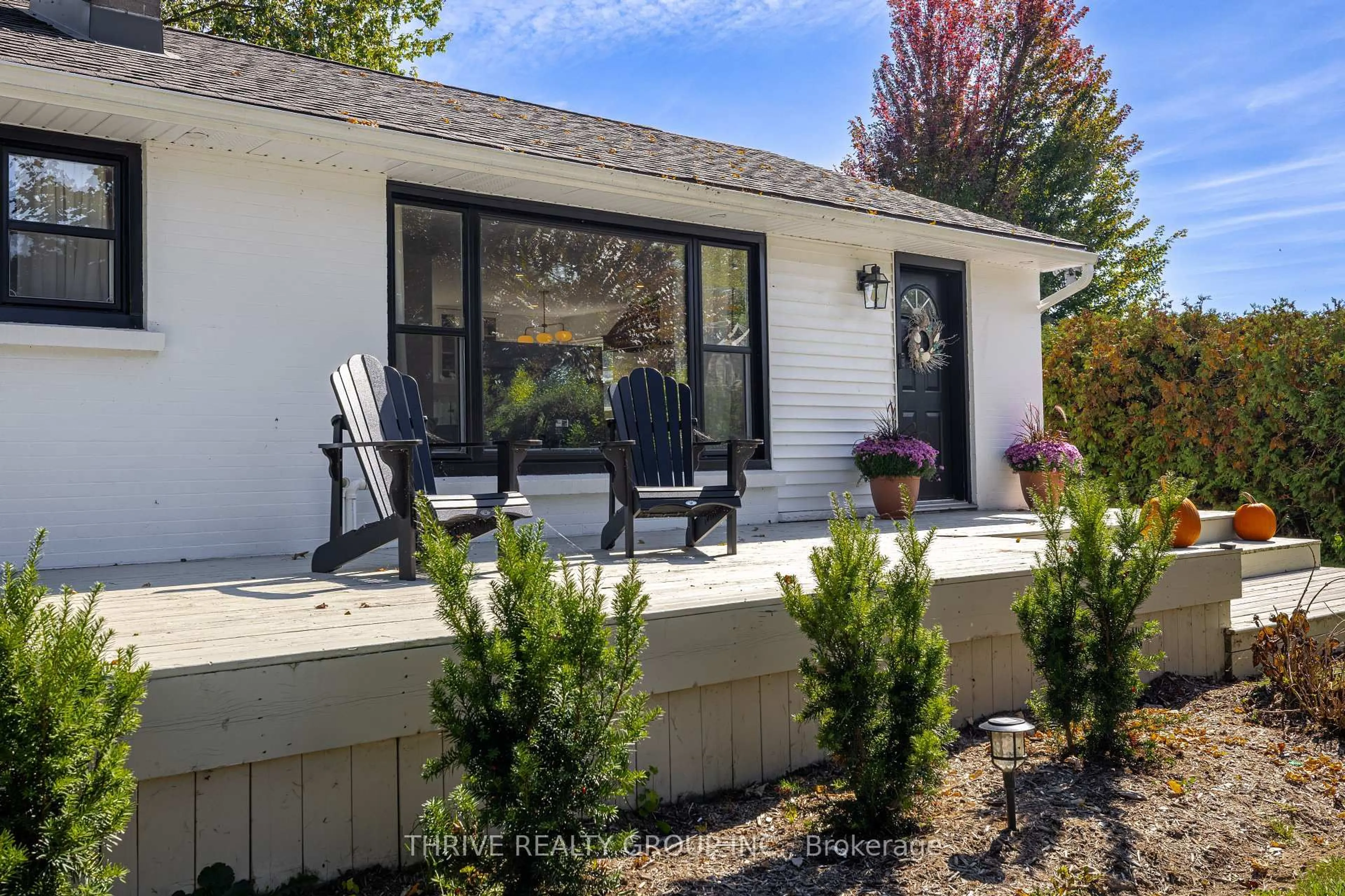 Home with vinyl exterior material, street for 71658 Old Cedar Bank Lane, Bluewater Ontario N0M 1N0