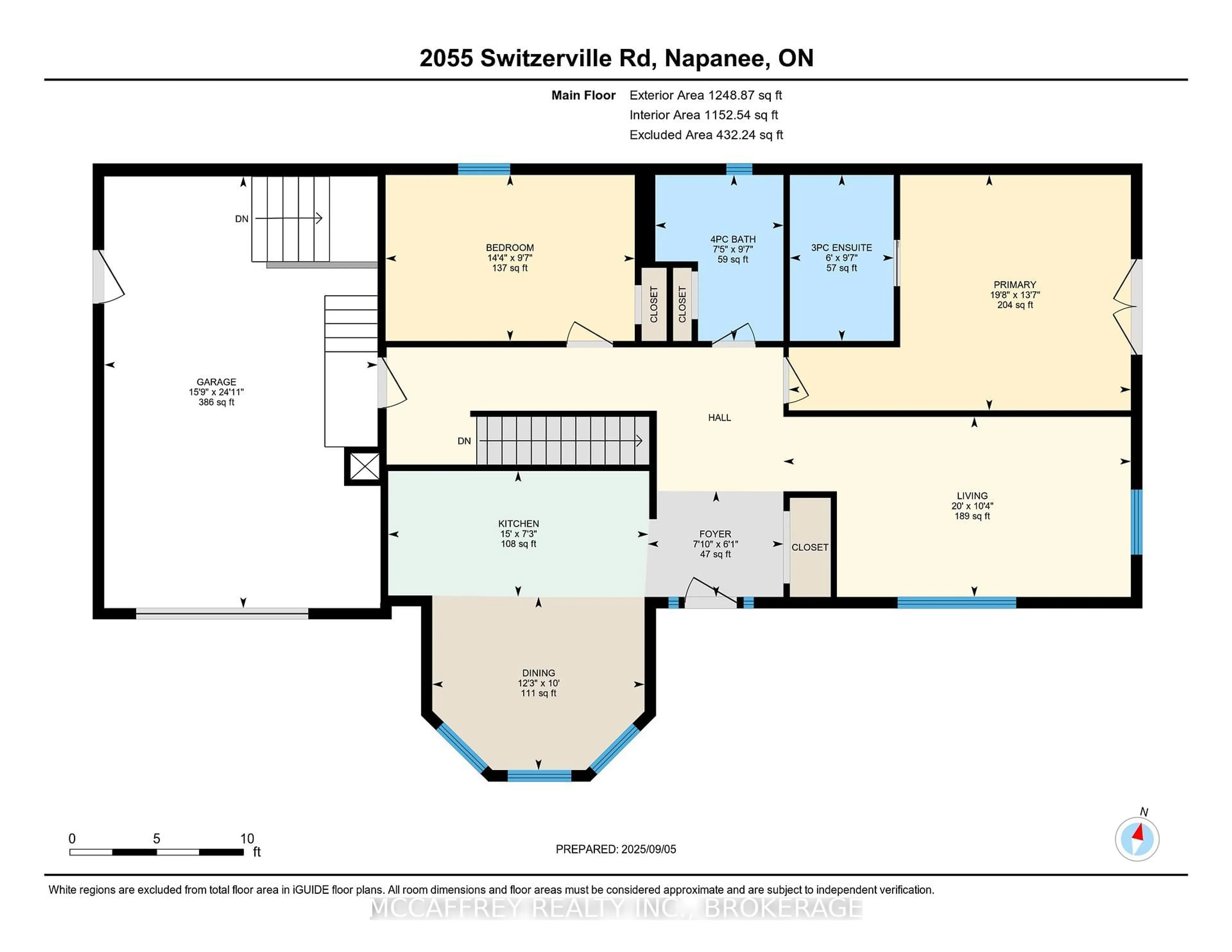 Floor plan for 2055 Switzerville Rd, Loyalist Ontario K7R 3K9