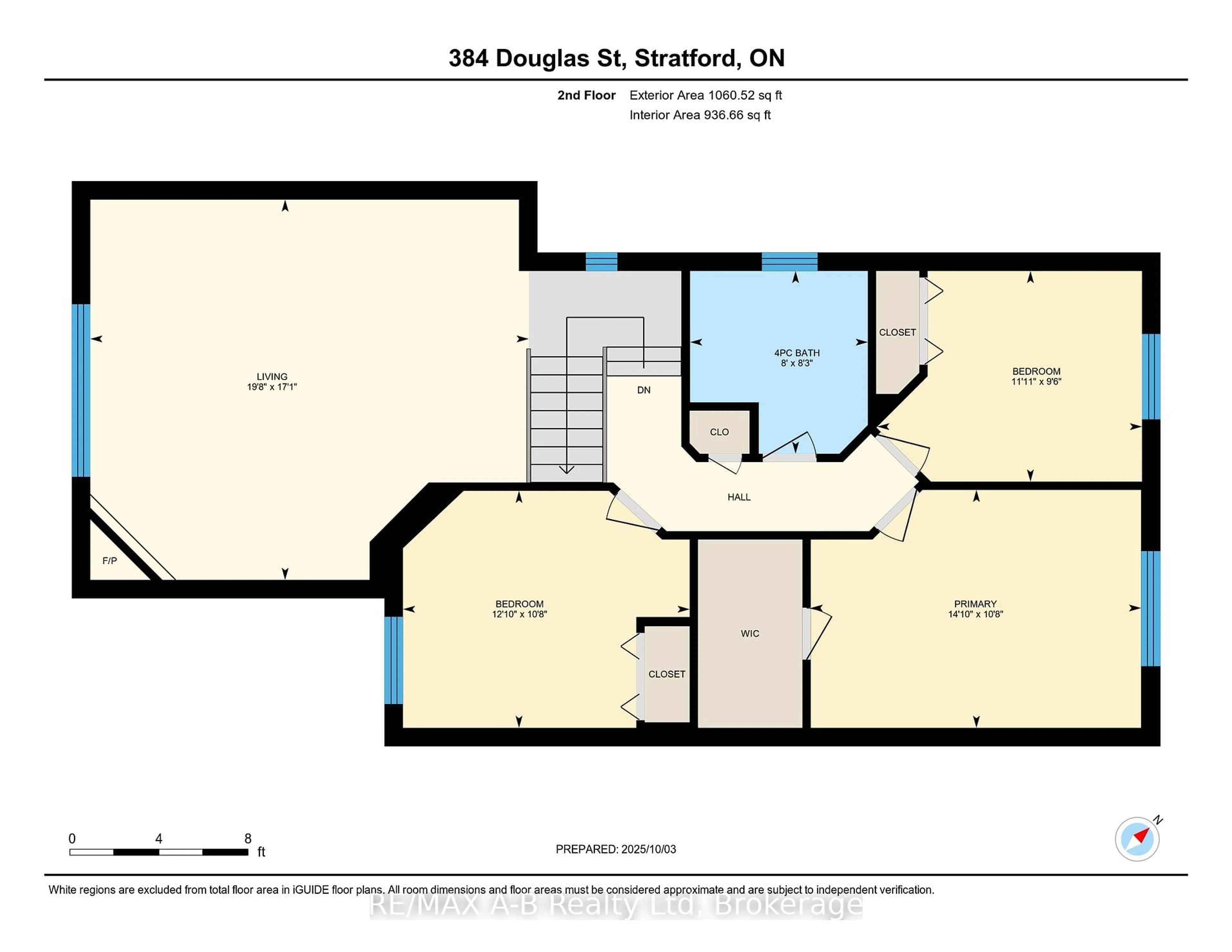 Floor plan for 384 Douglas St, Stratford Ontario N5A 7Z7