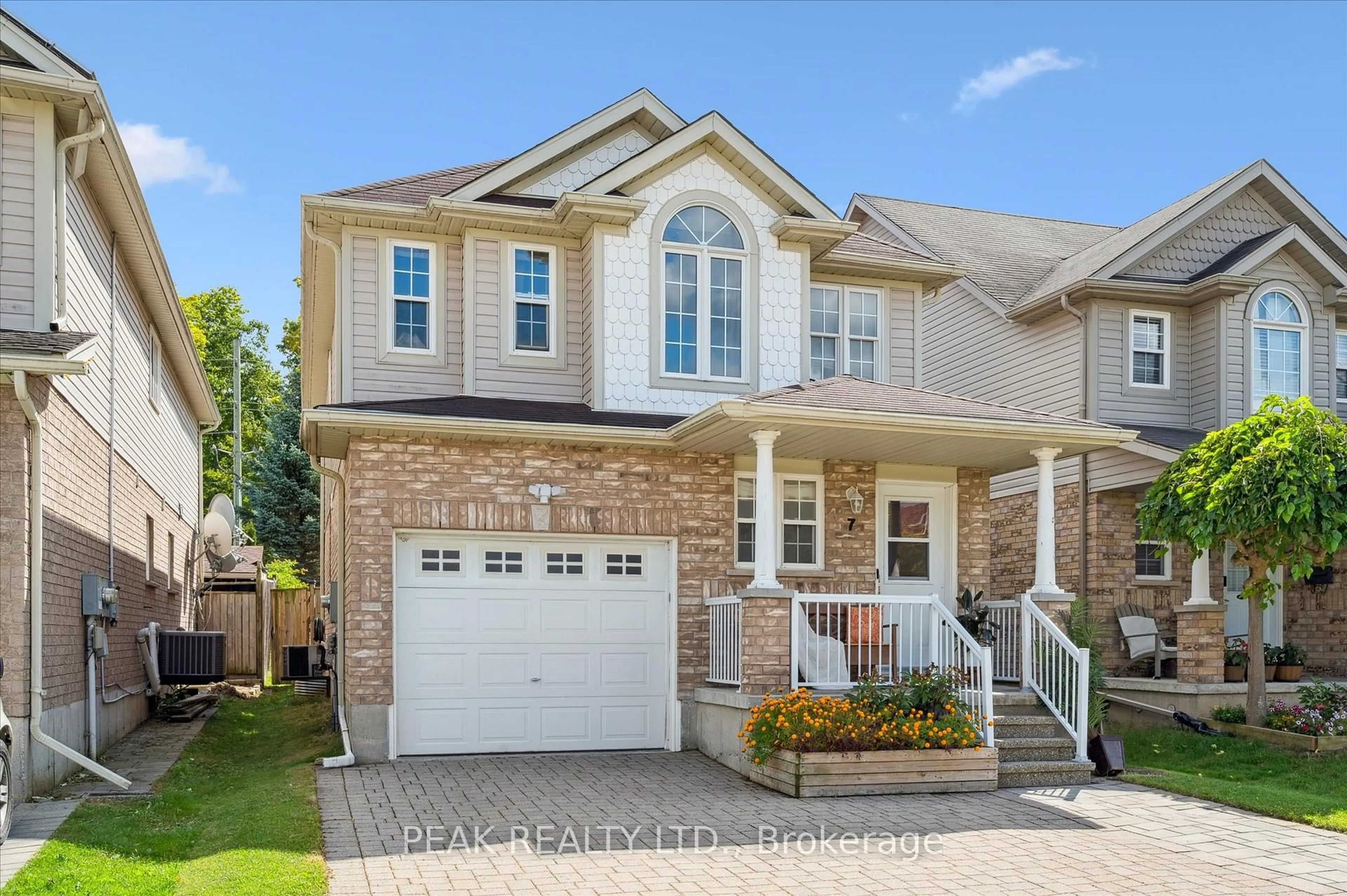 Home with brick exterior material, street for 7 Mahogany St, Kitchener Ontario N2E 3Z2