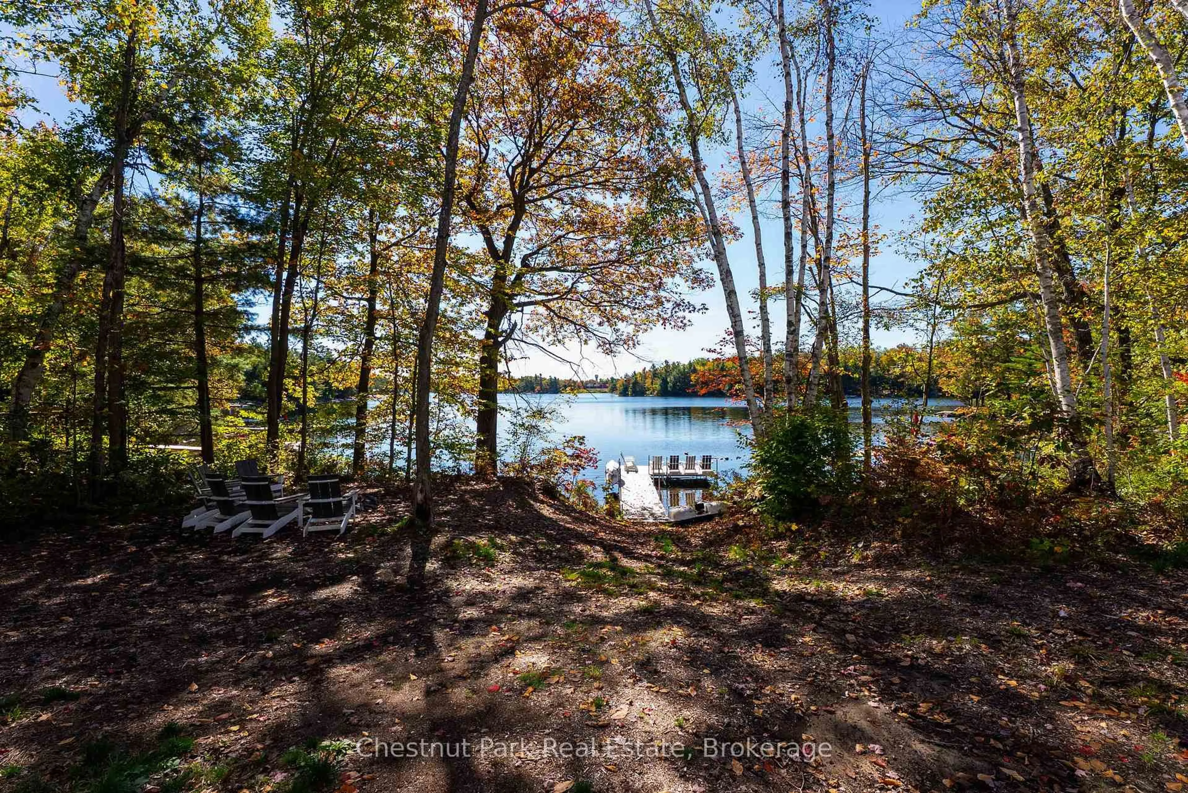 Patio, water/lake/river/ocean view for 228 Stewart Lake Rd, Georgian Bay Ontario P0C 1H0