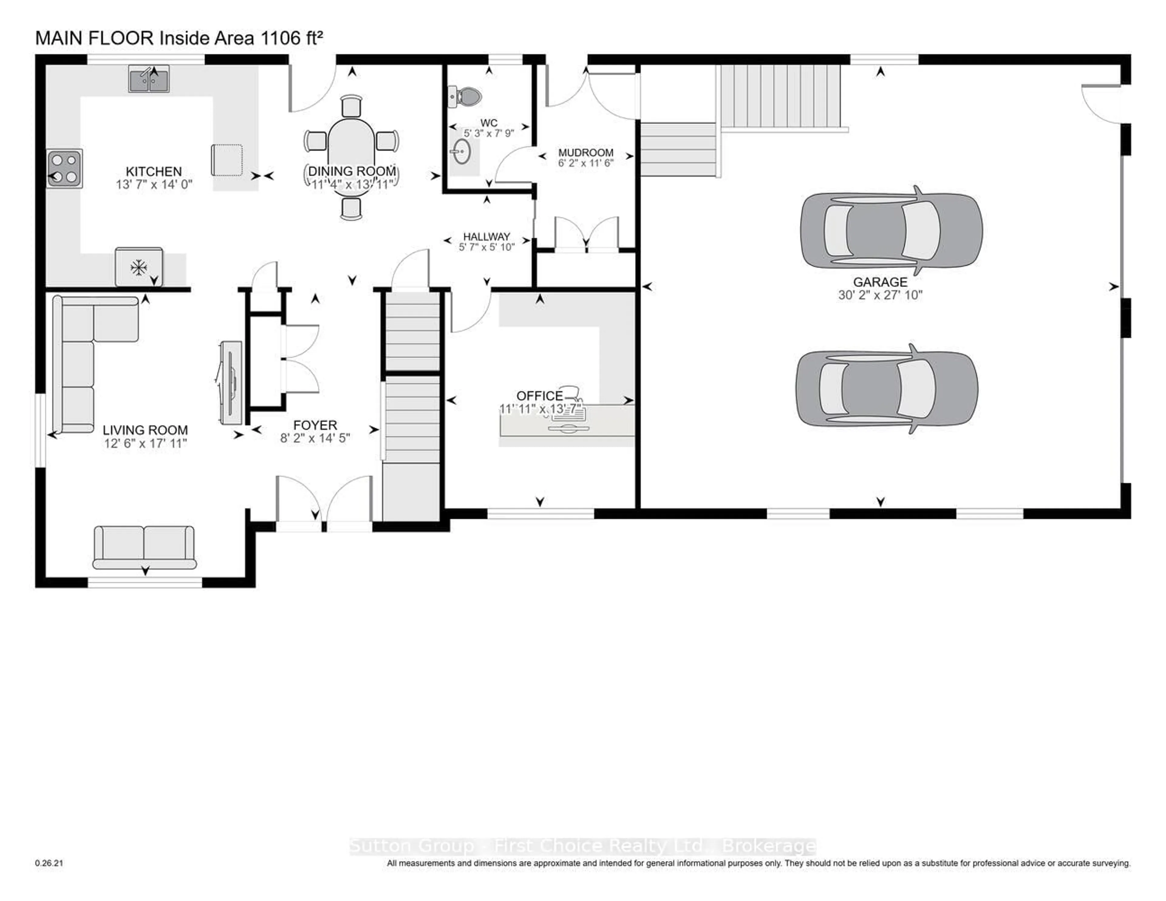 Floor plan for 3321 Perth Road 140, Perth South Ontario N0K 1V0