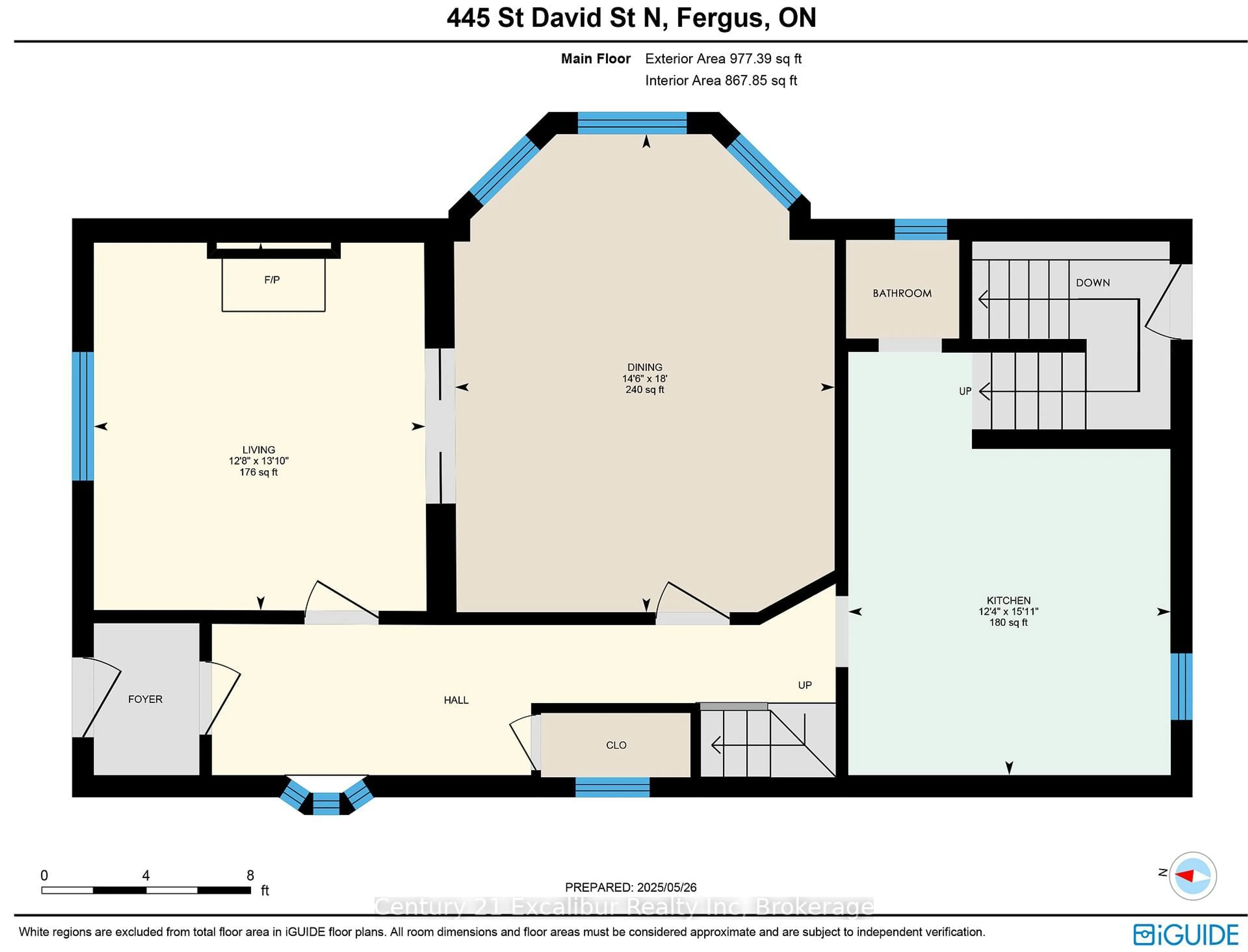 Floor plan for 445 St David St, Centre Wellington Ontario N1M 2K3
