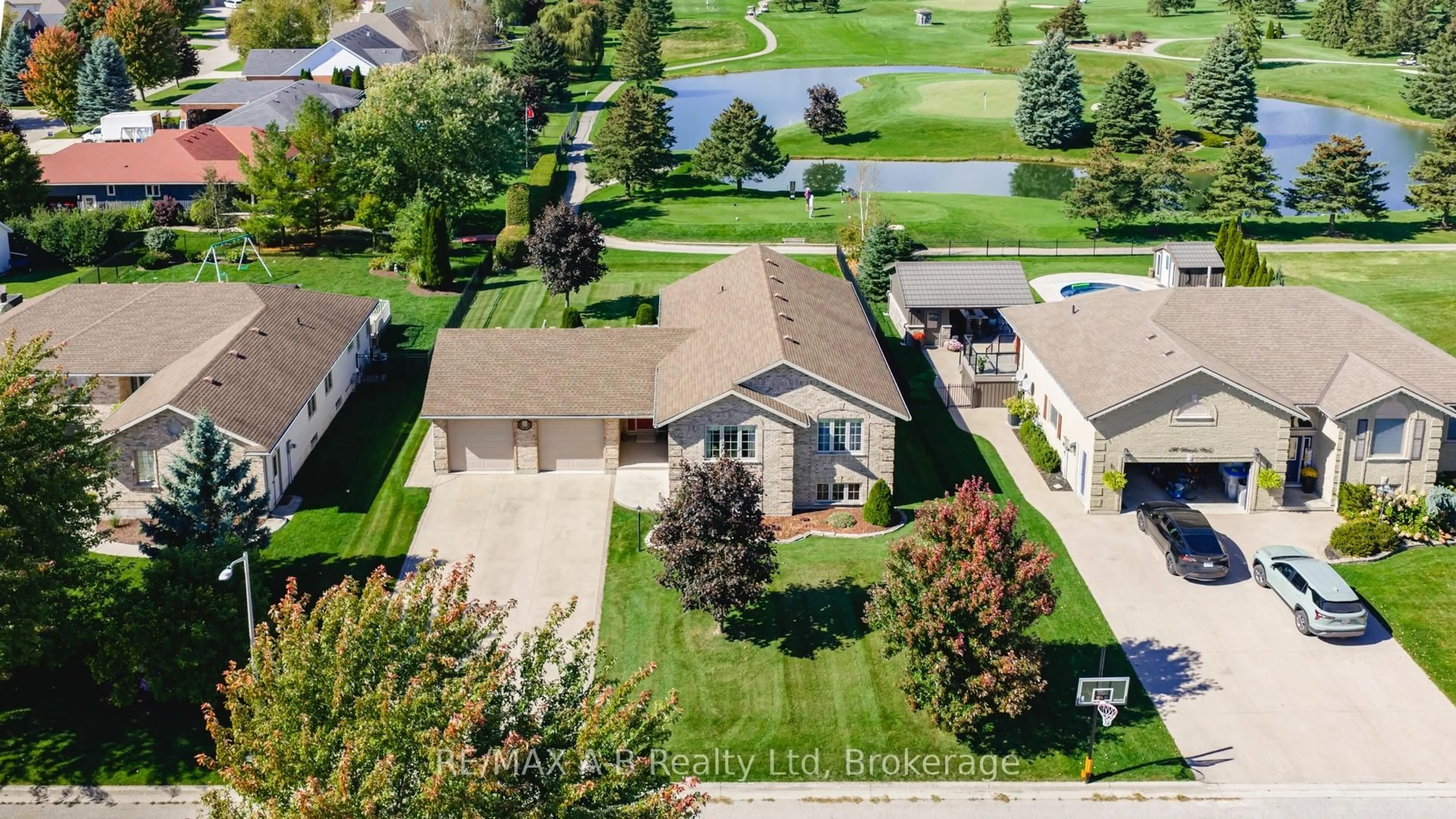 A pic from outside/outdoor area/front of a property/back of a property/a pic from drone, street for 198 Wimpole St, West Perth Ontario N0K 1N0