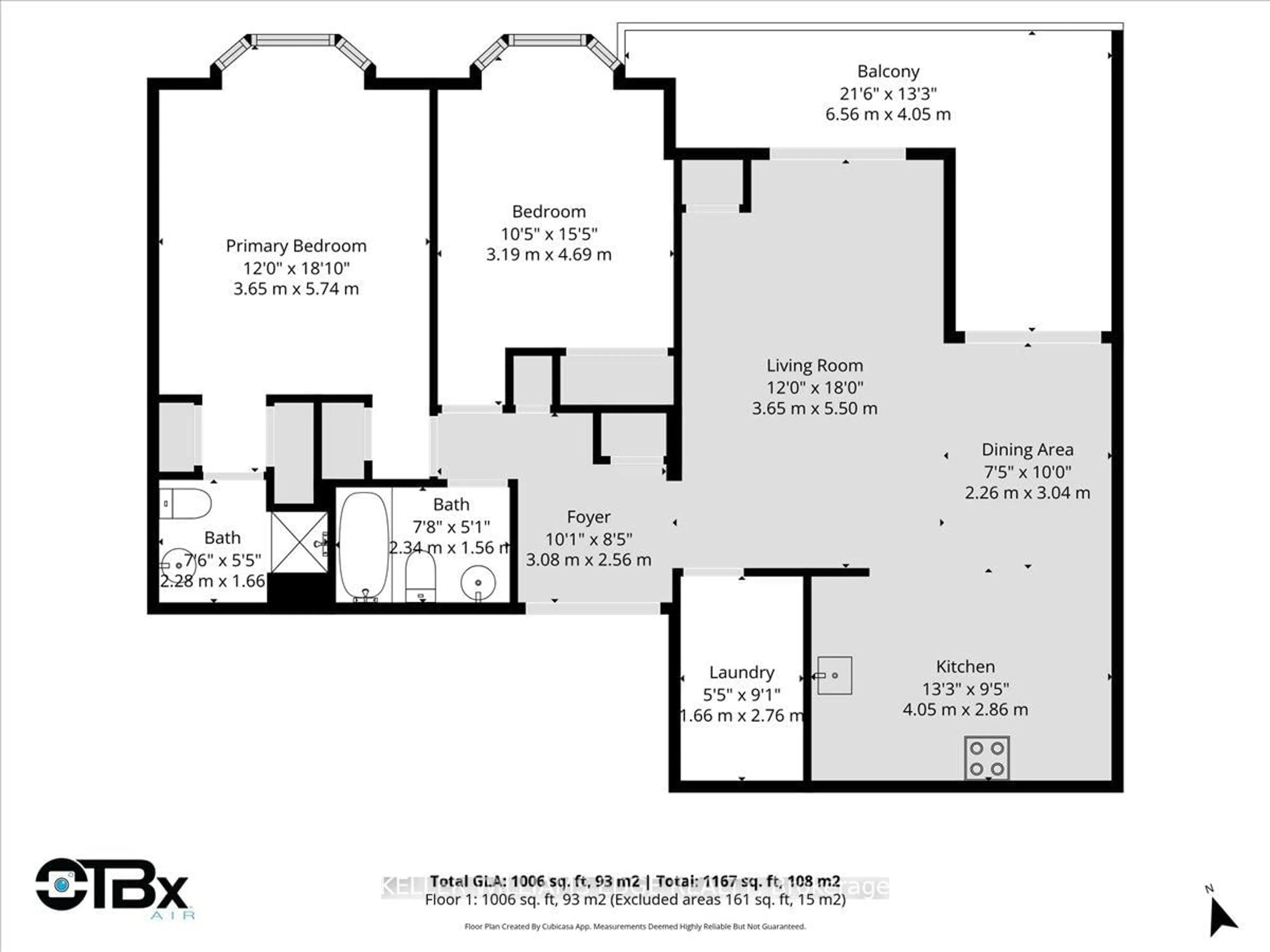 Floor plan for 165 Bold St #304, Hamilton Ontario L8P 1V4