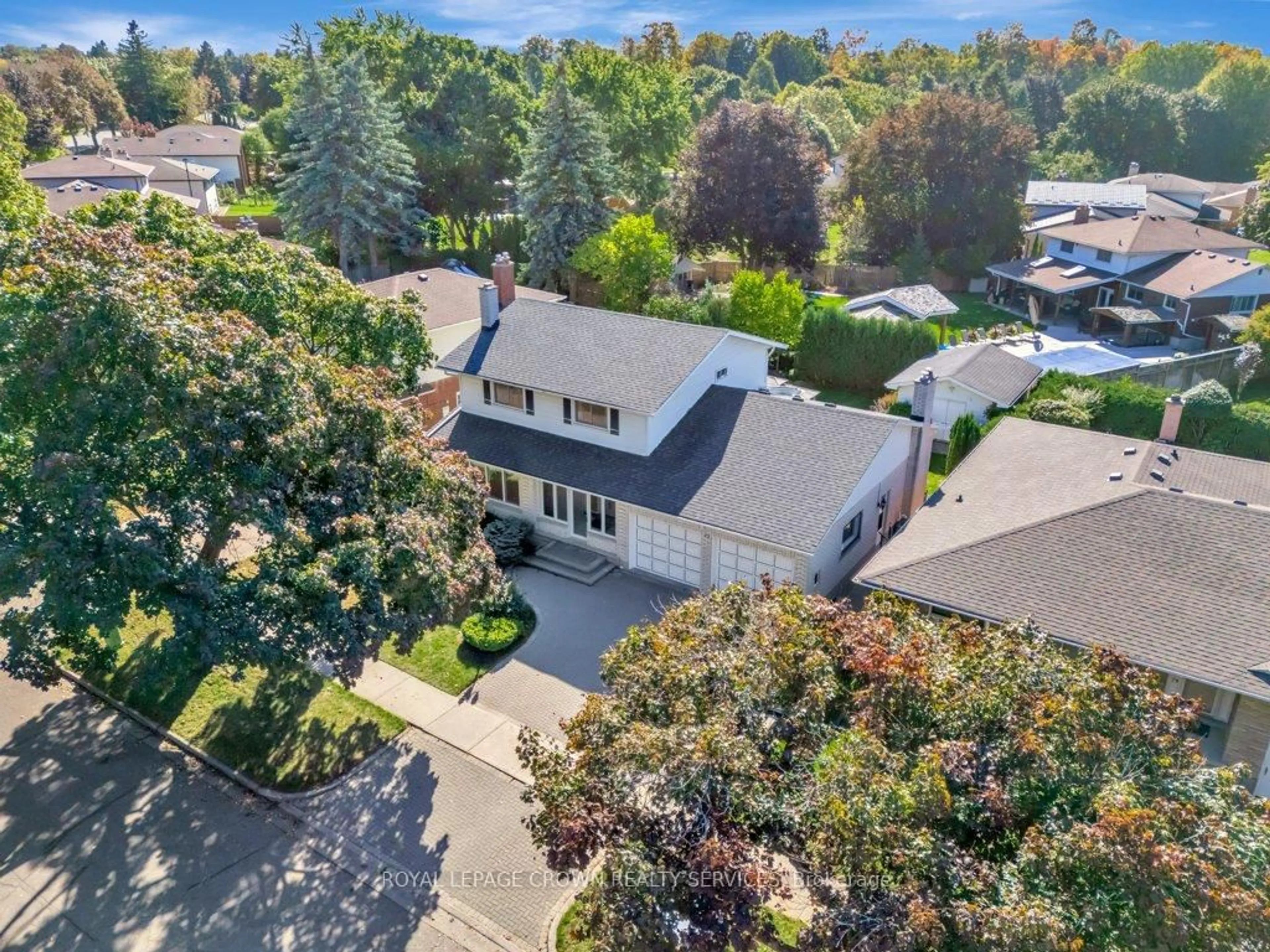A pic from outside/outdoor area/front of a property/back of a property/a pic from drone, street for 73 Champlain Cres, Kitchener Ontario N2B 2Y7