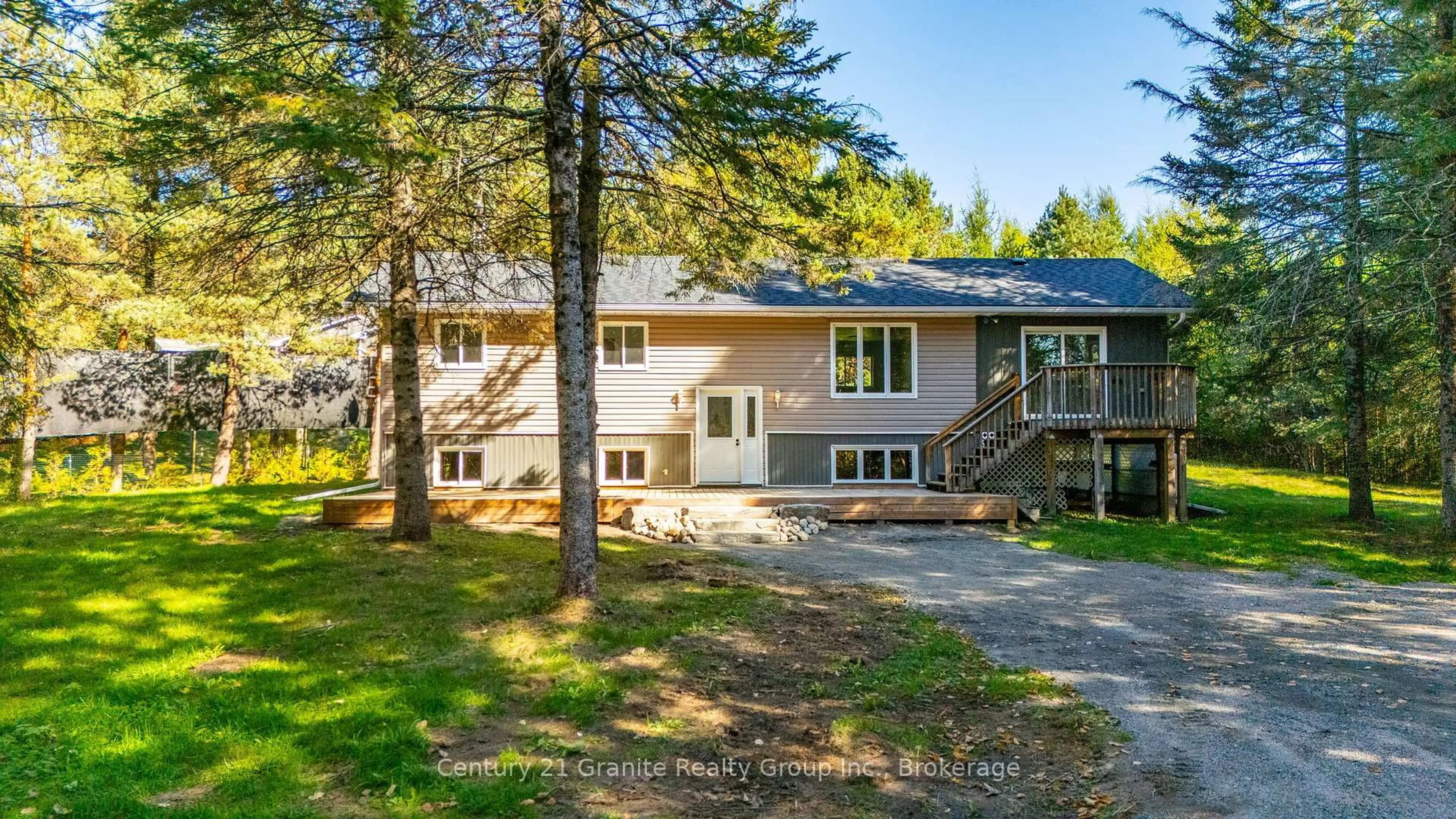 A pic from outside/outdoor area/front of a property/back of a property/a pic from drone, unknown for 4739 Gelert Rd, Minden Hills Ontario K0M 1S0