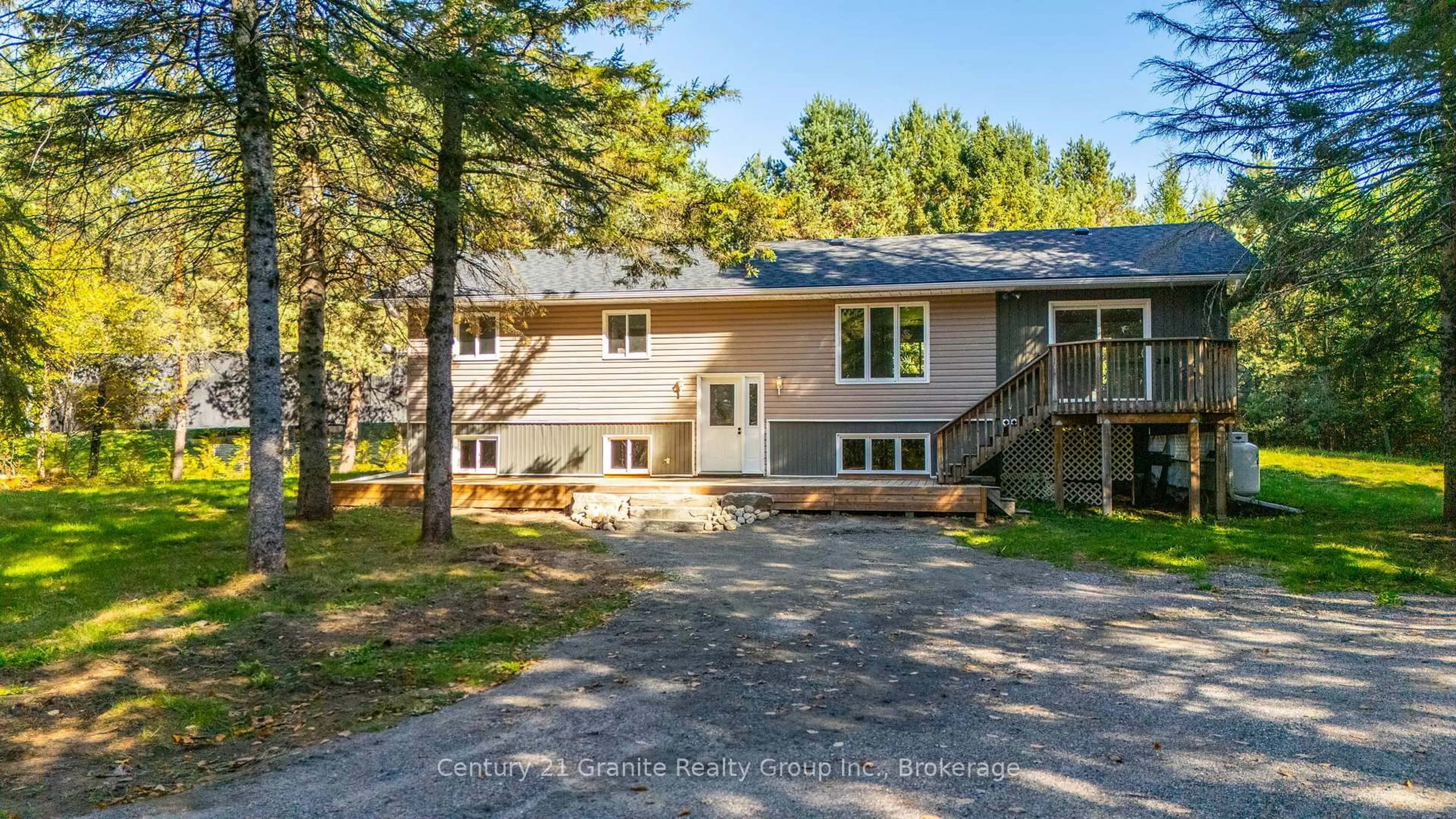 A pic from outside/outdoor area/front of a property/back of a property/a pic from drone, unknown for 4739 Gelert Rd, Minden Hills Ontario K0M 1S0