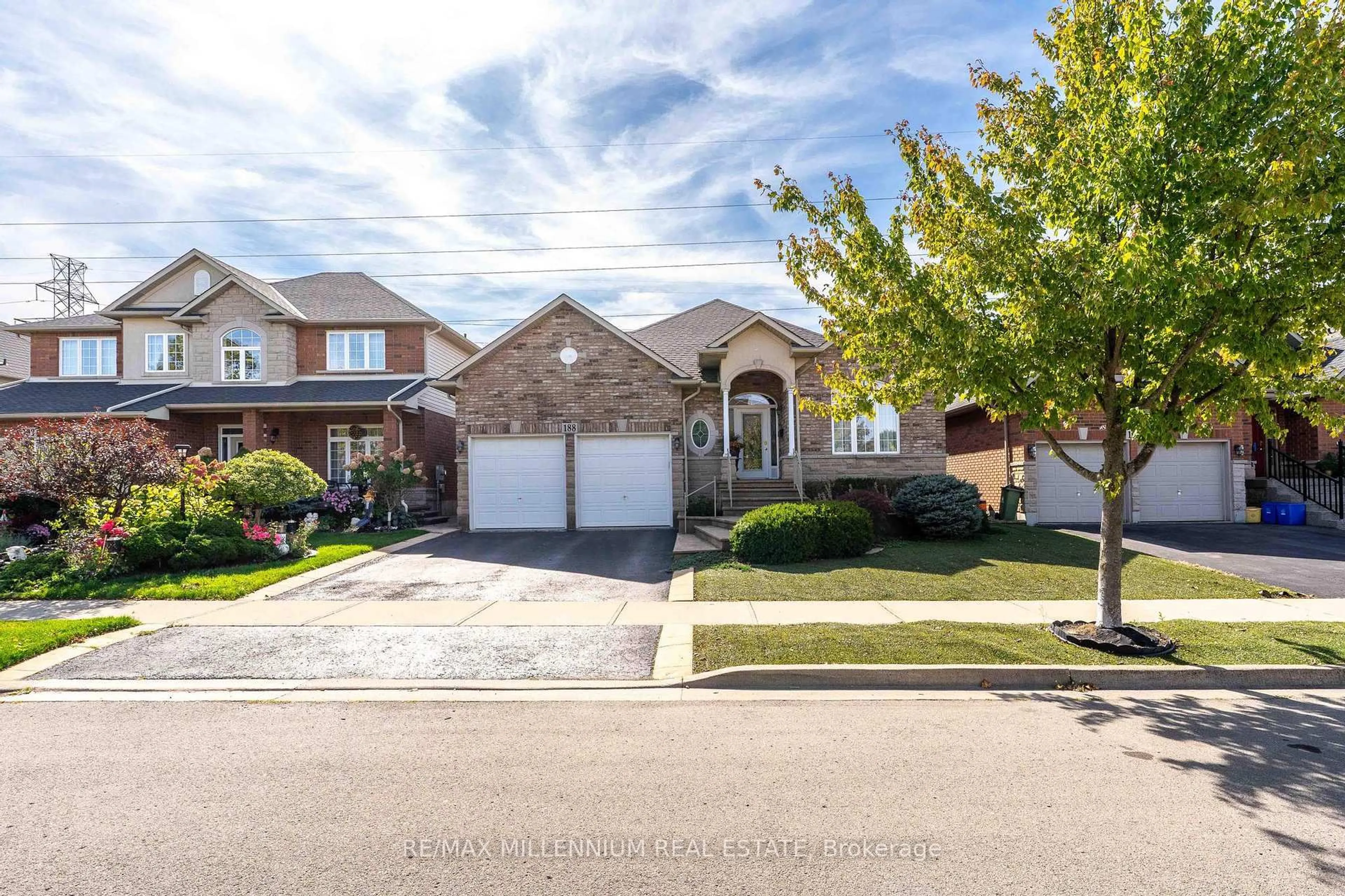 Home with brick exterior material, street for 188 Blue Mountain Dr, Hamilton Ontario L0R 1P0