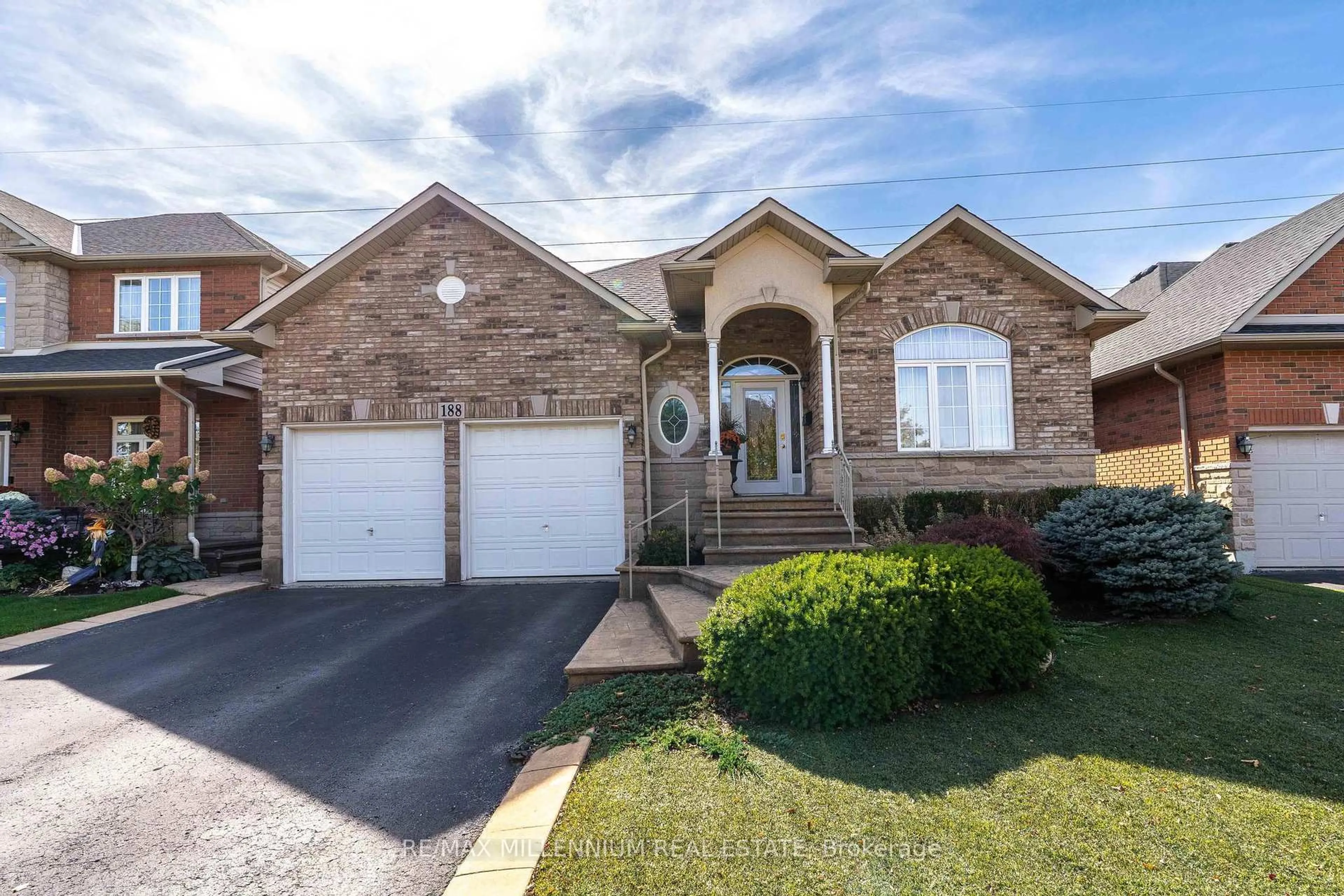 Home with brick exterior material, street for 188 Blue Mountain Dr, Hamilton Ontario L0R 1P0