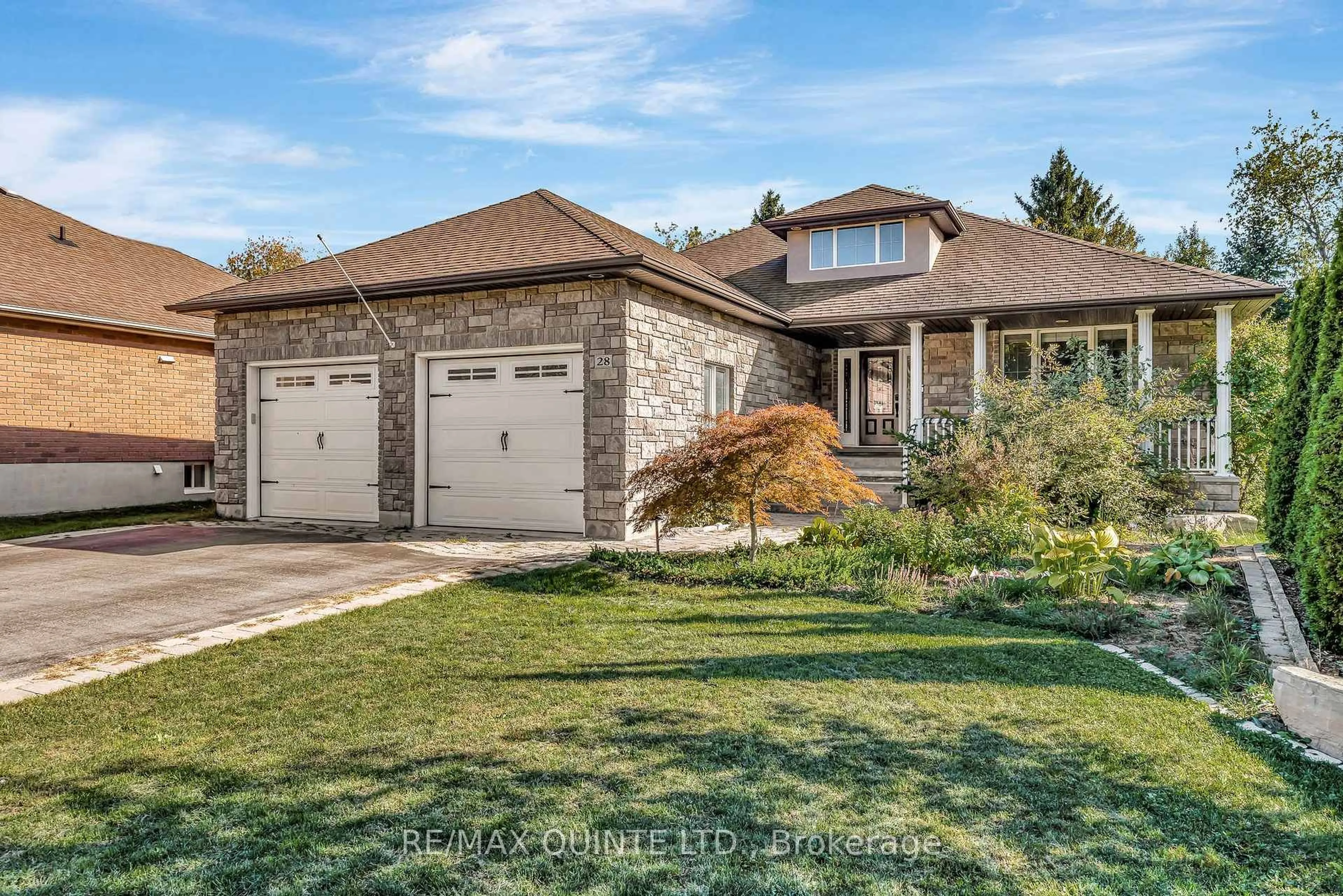 Home with brick exterior material, street for 28 Pine Marsh Lane, Quinte West Ontario K8V 0A5