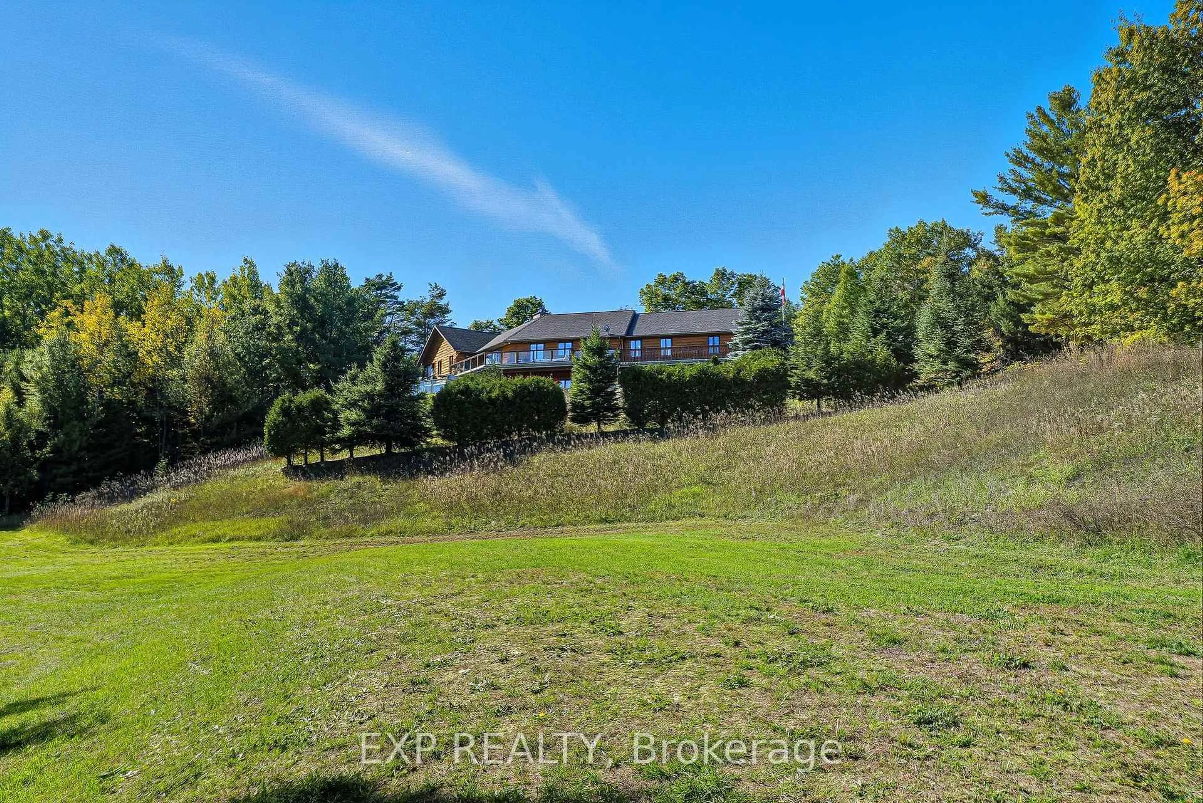 A pic from outside/outdoor area/front of a property/back of a property/a pic from drone, water/lake/river/ocean view for 3362 Pioneer Rd, Hamilton Township Ontario K0K 1C0