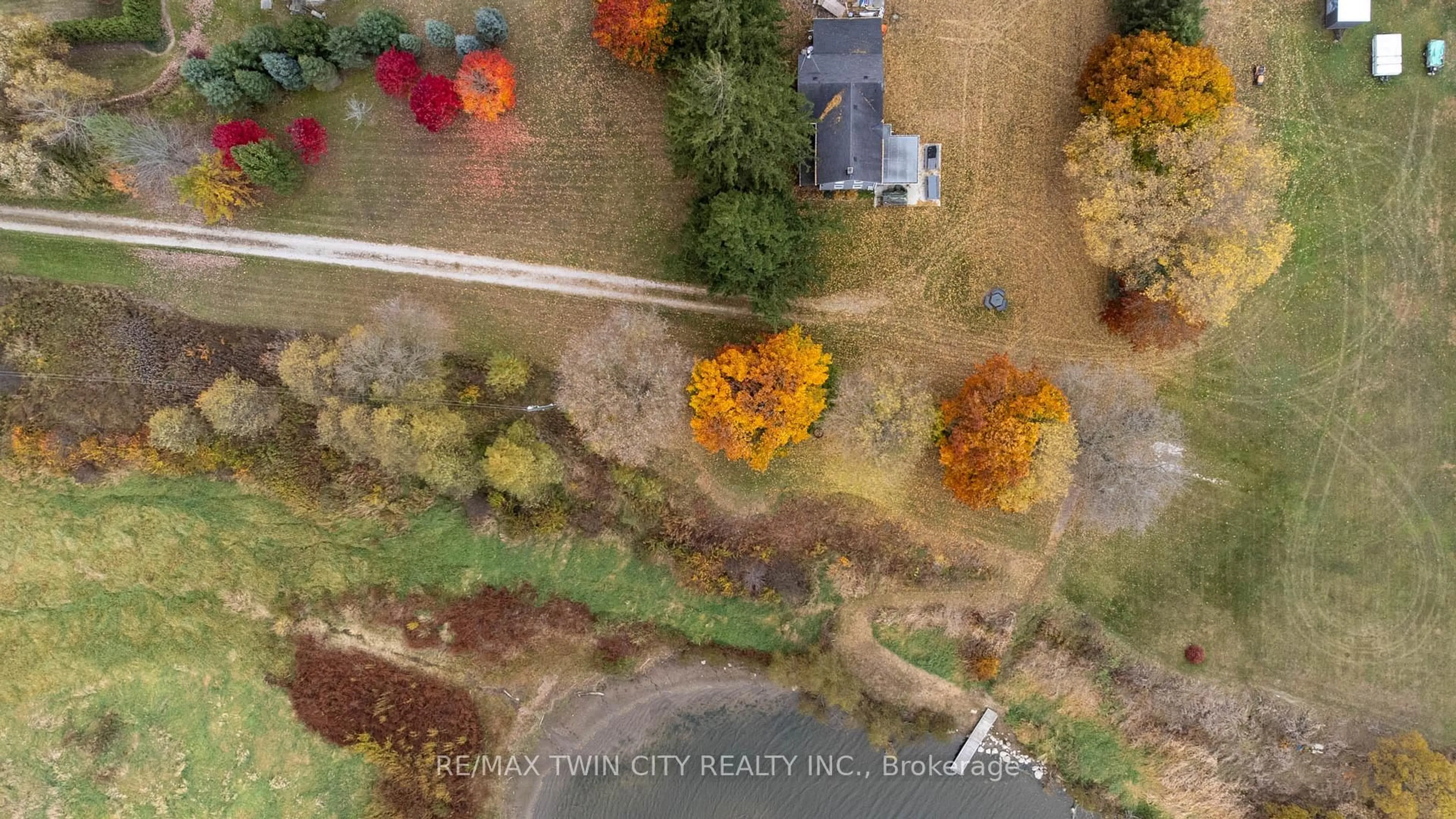 A pic from outside/outdoor area/front of a property/back of a property/a pic from drone, street for 86561 London Rd, North Huron Ontario N0G 2W0