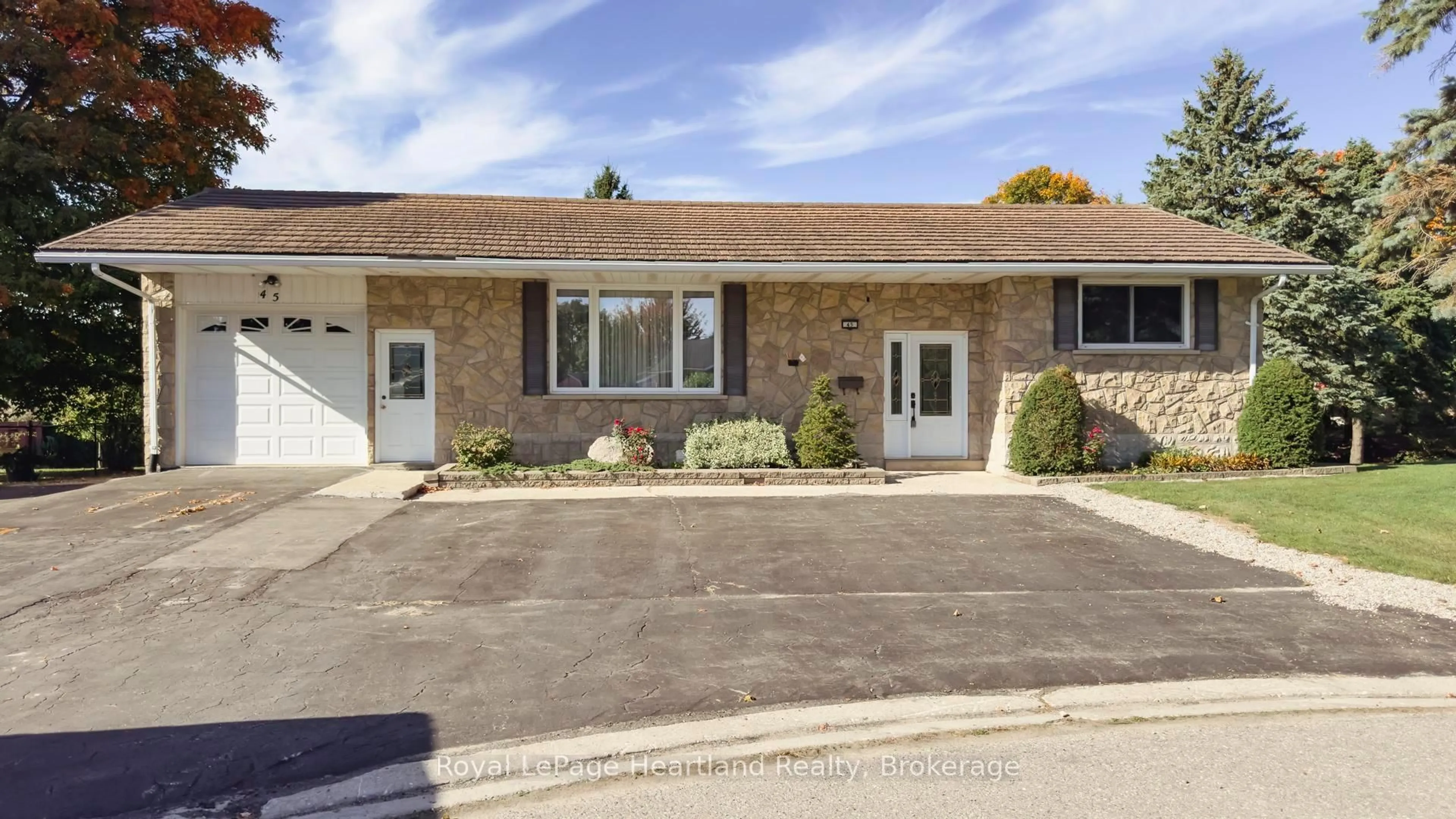 Home with brick exterior material, street for 45 Winter Crt, Central Huron Ontario N0M 1L0