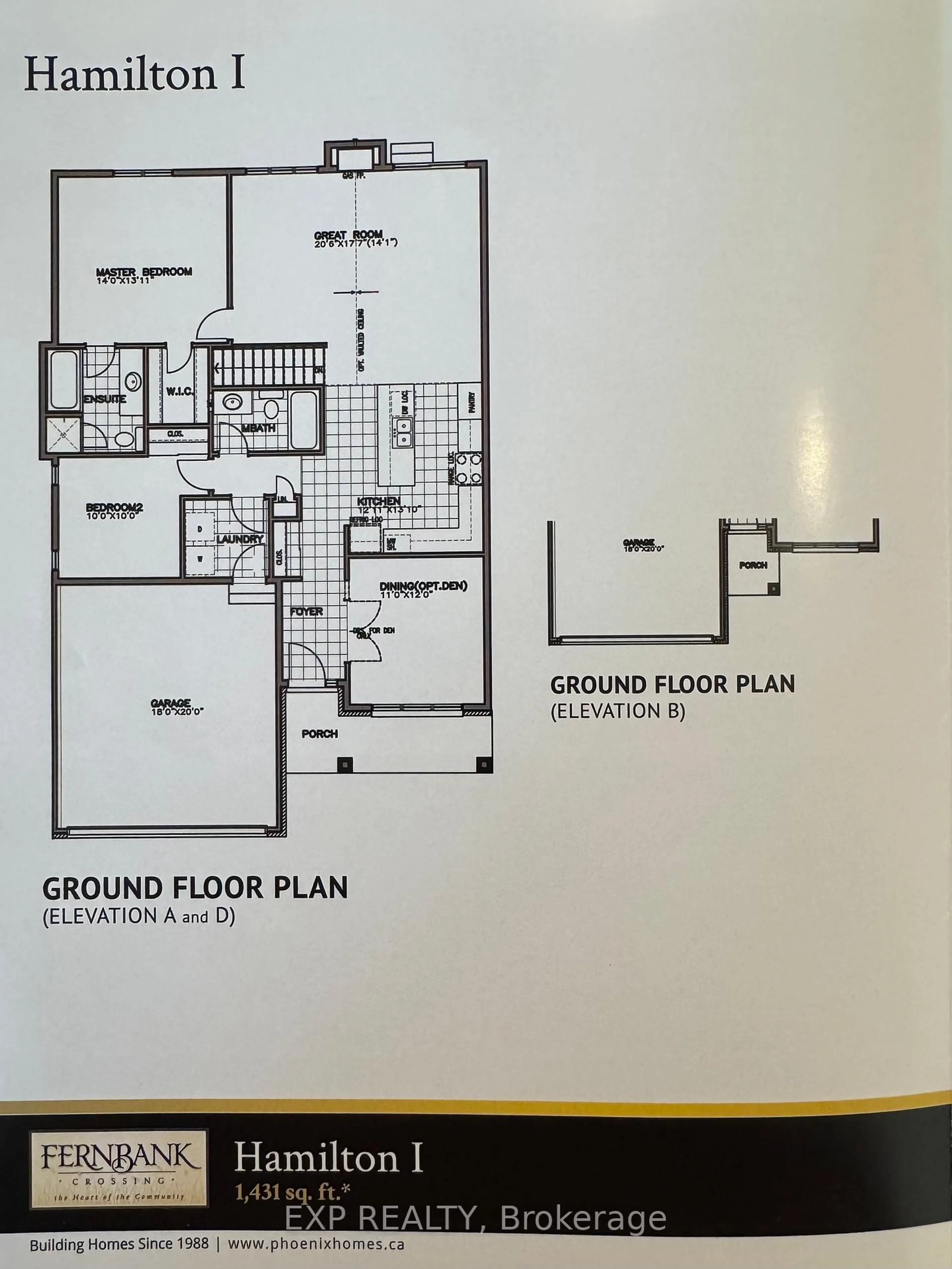 Floor plan for 313 Bobolink Rdge, Ottawa Ontario K2V 0B1