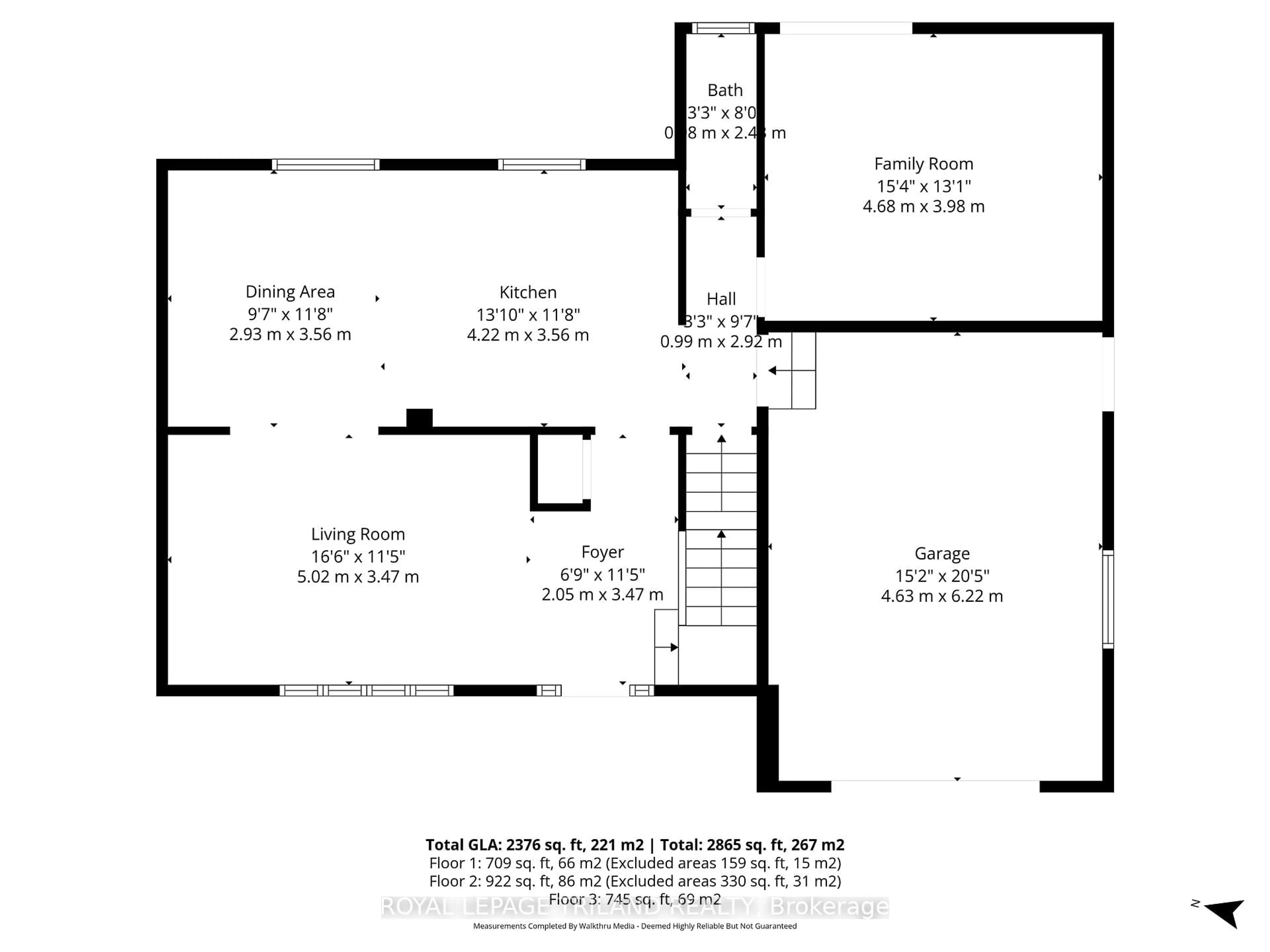 Floor plan for 368 Kenmore Pl, London East Ontario N5Y 1V2