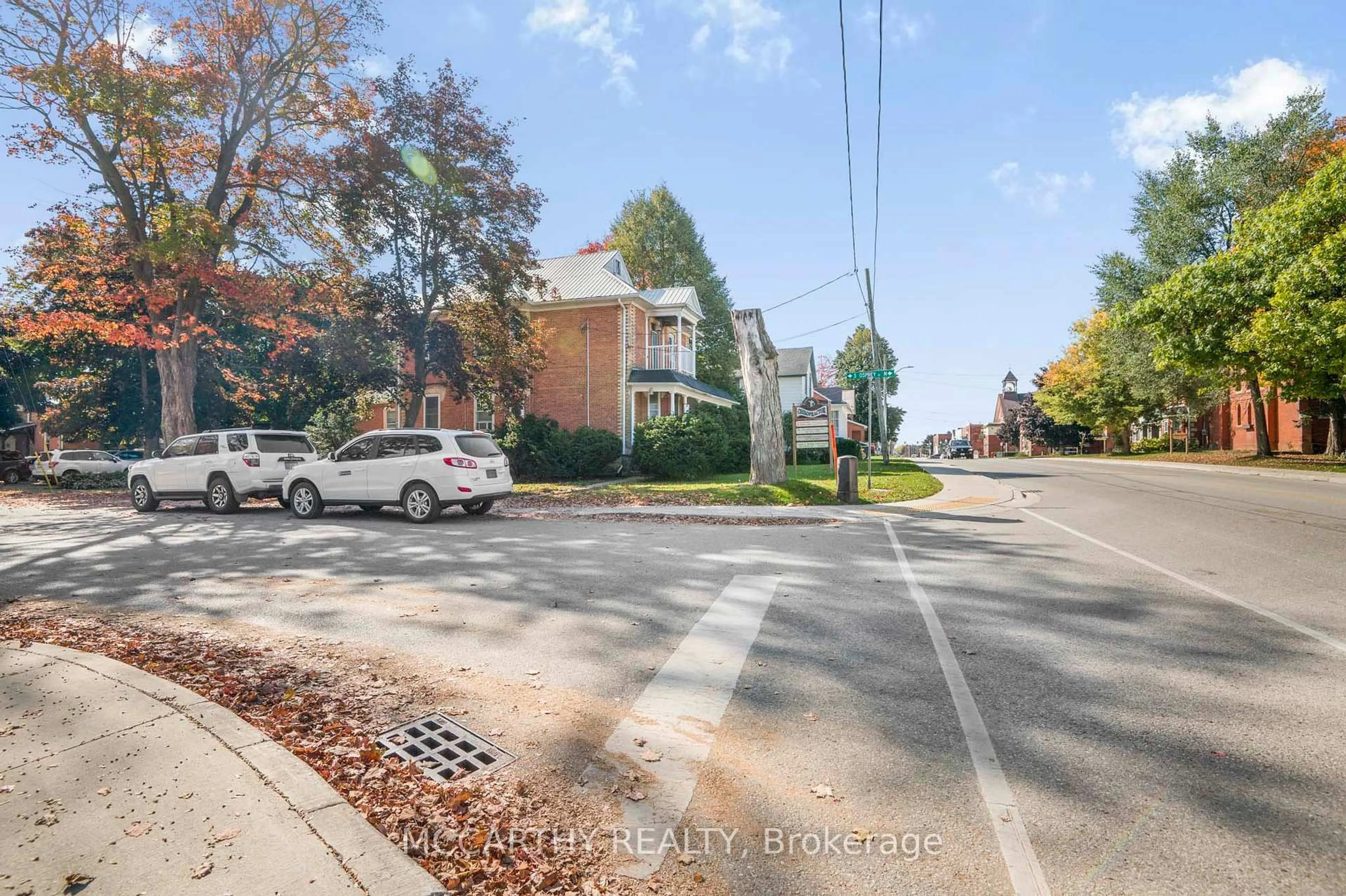 A pic from outside/outdoor area/front of a property/back of a property/a pic from drone, street for 191 Main St, Southgate Ontario N0C 1B0