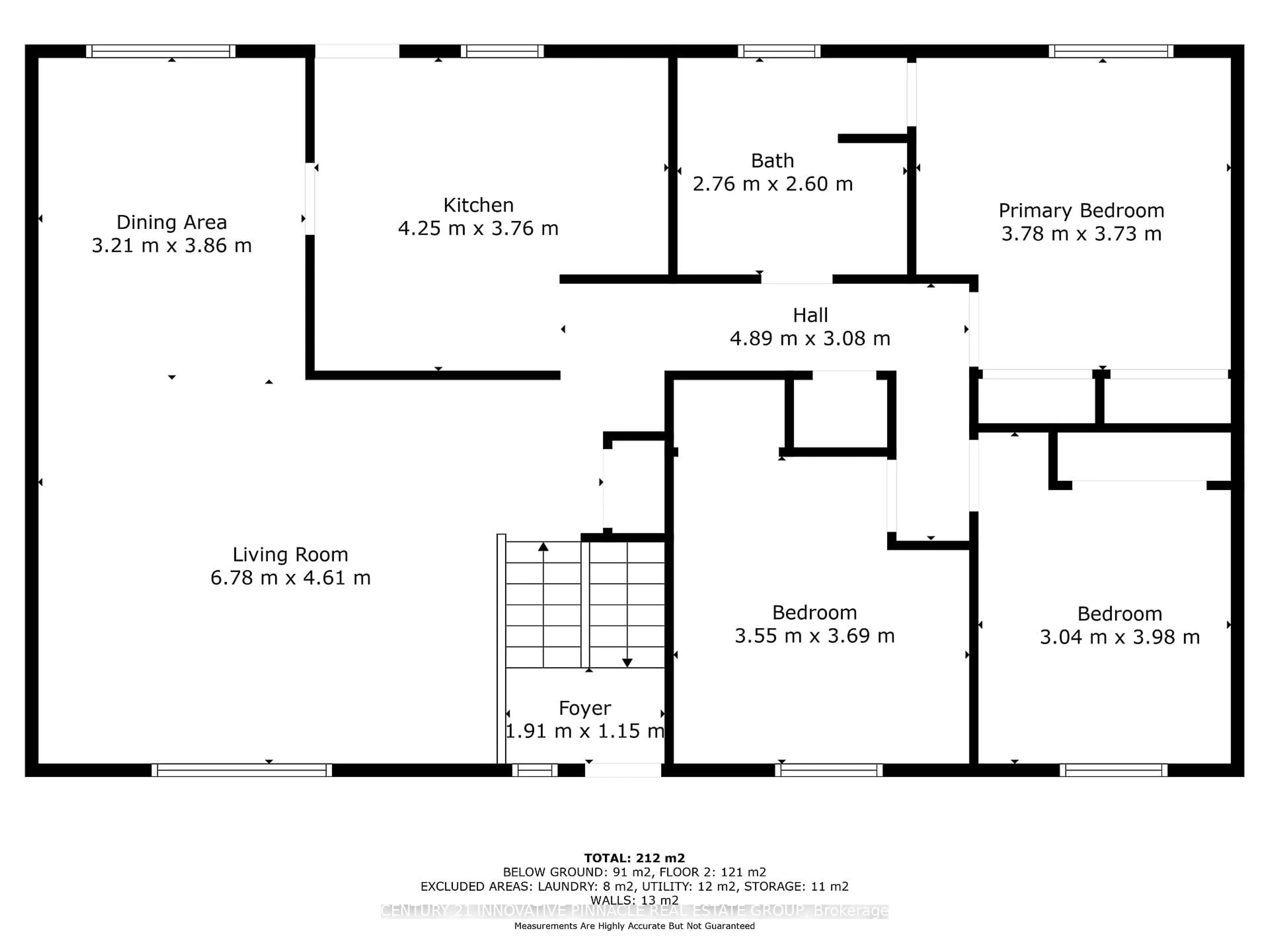 Floor plan for 594 Herbert St, Pembroke Ontario K8A 8E9