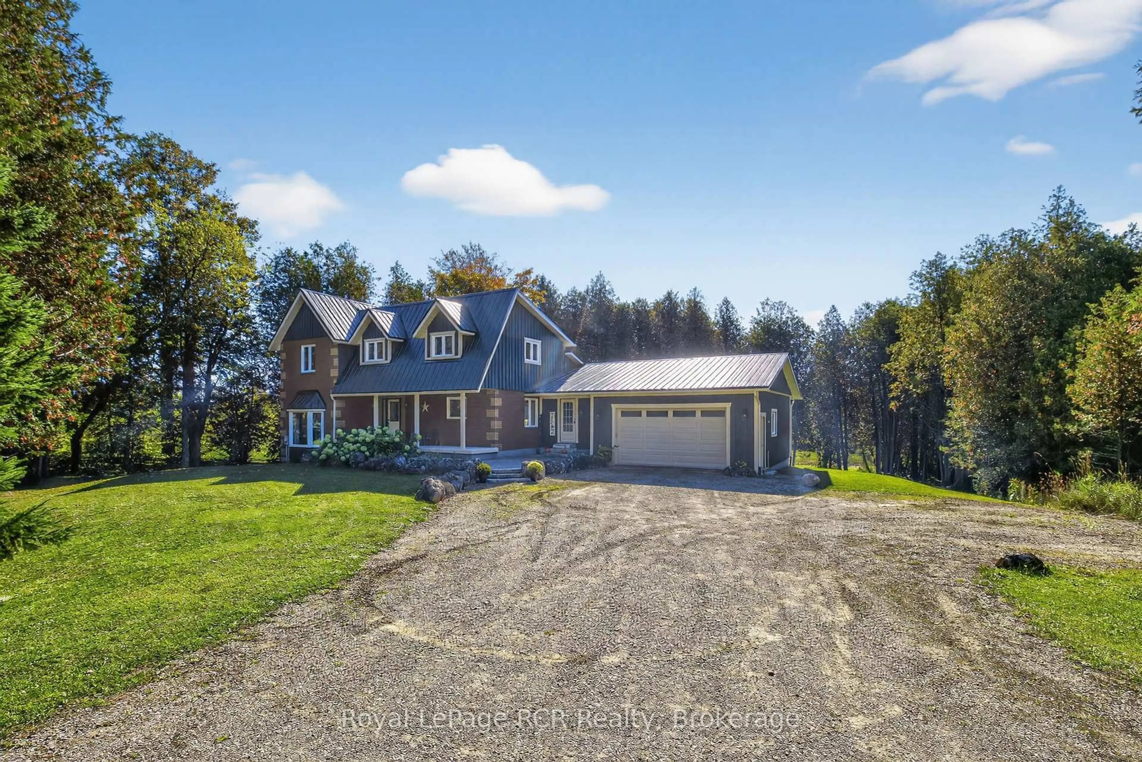 A pic from outside/outdoor area/front of a property/back of a property/a pic from drone, unknown for 468080 Concession 12B Concession, Grey Highlands Ontario N0C 1C0