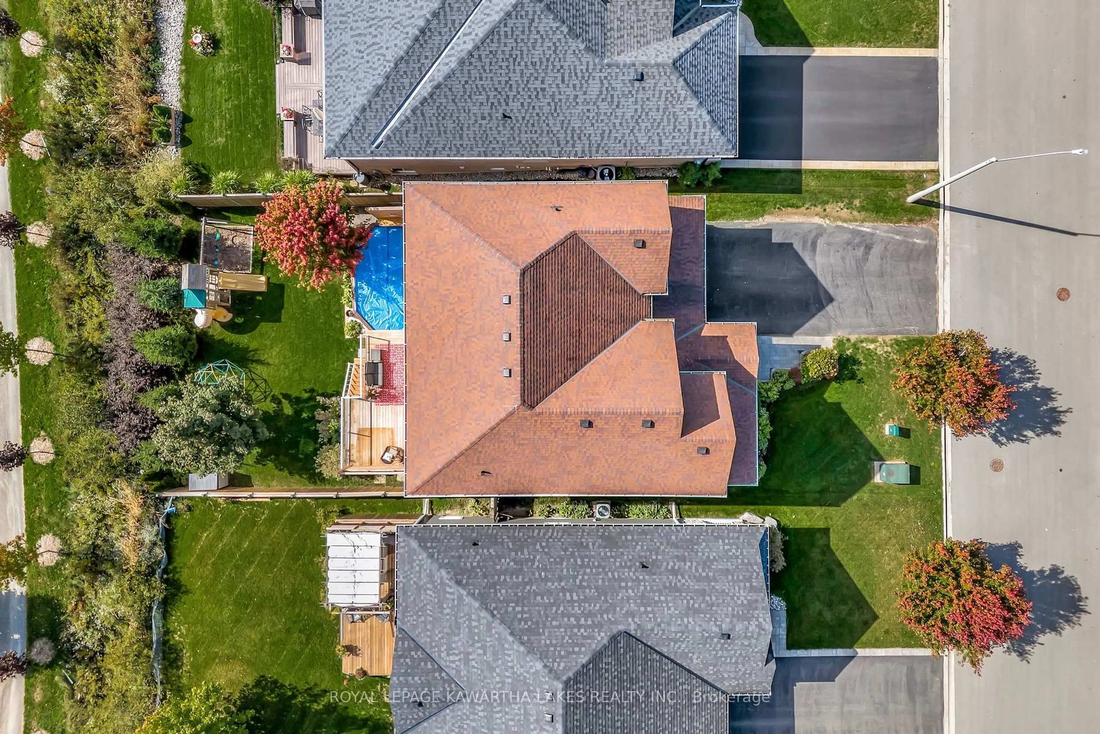 A pic from outside/outdoor area/front of a property/back of a property/a pic from drone, street for 29 Logan Lane, Kawartha Lakes Ontario K9V 0L3