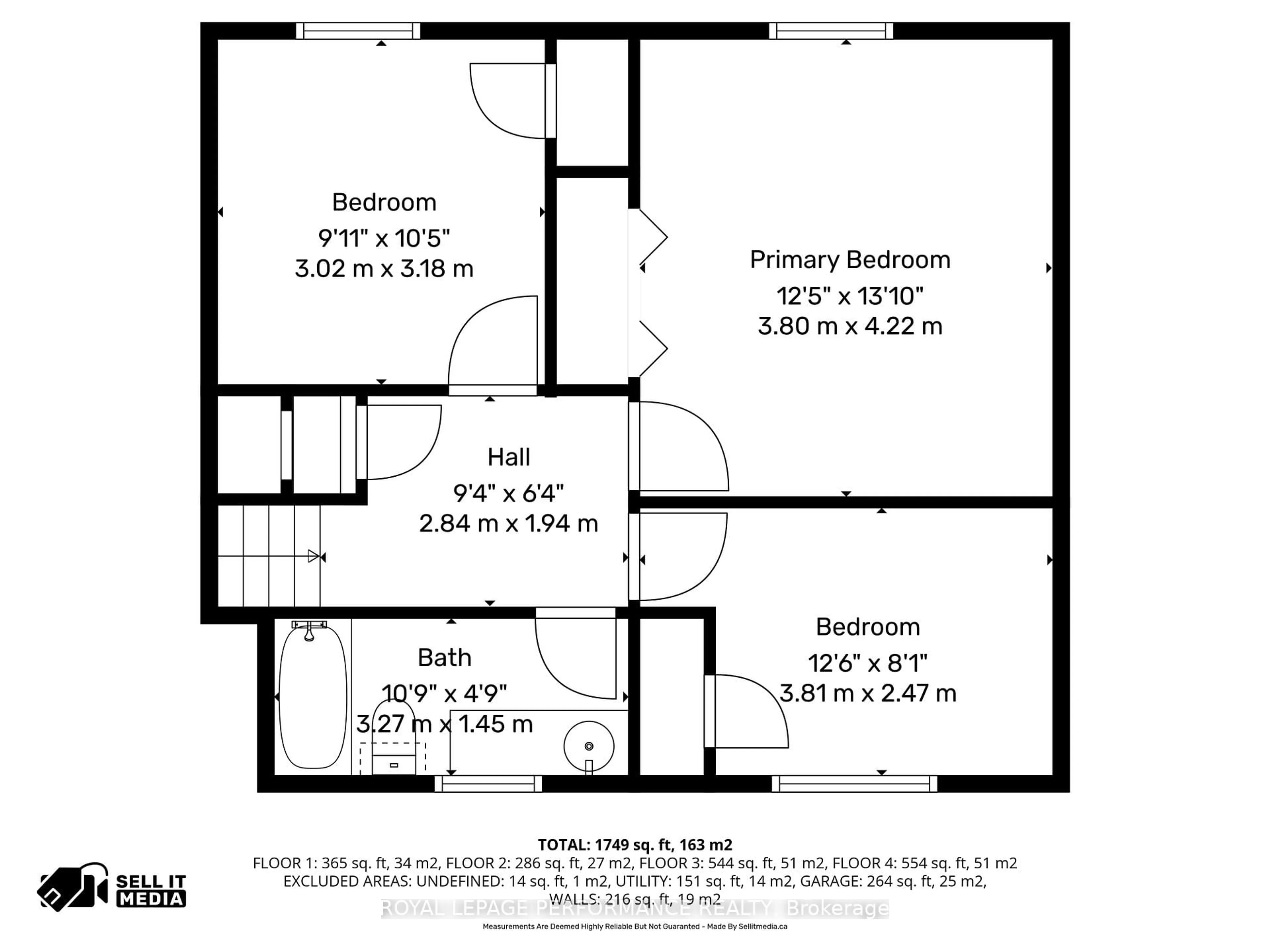 Floor plan for 454 West St, Hawkesbury Ontario K6A 2R1