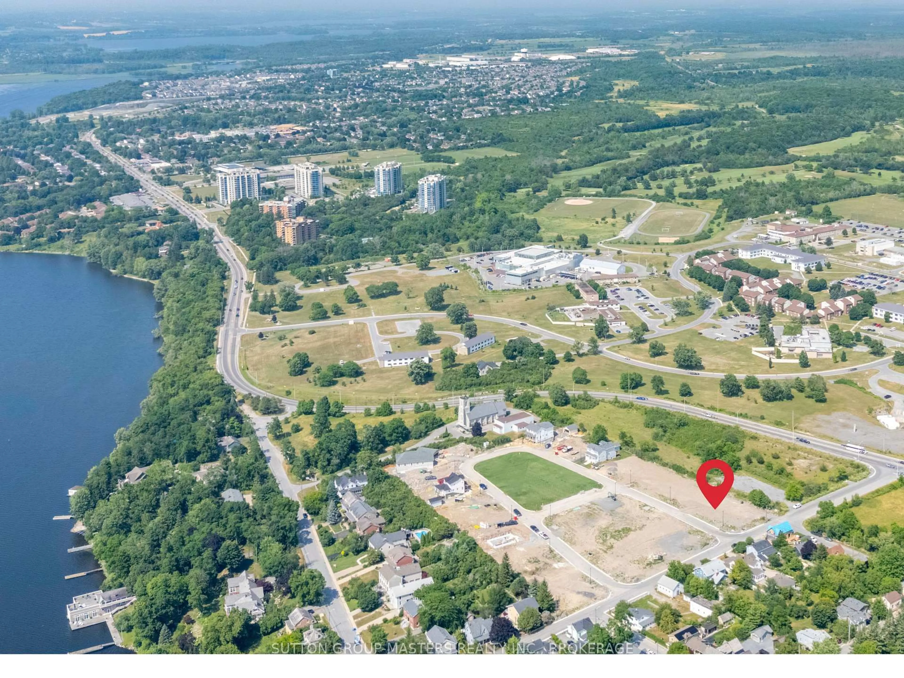A pic from outside/outdoor area/front of a property/back of a property/a pic from drone, water/lake/river/ocean view for 296 Old Kiln Cres, Kingston Ontario K7K 0L7