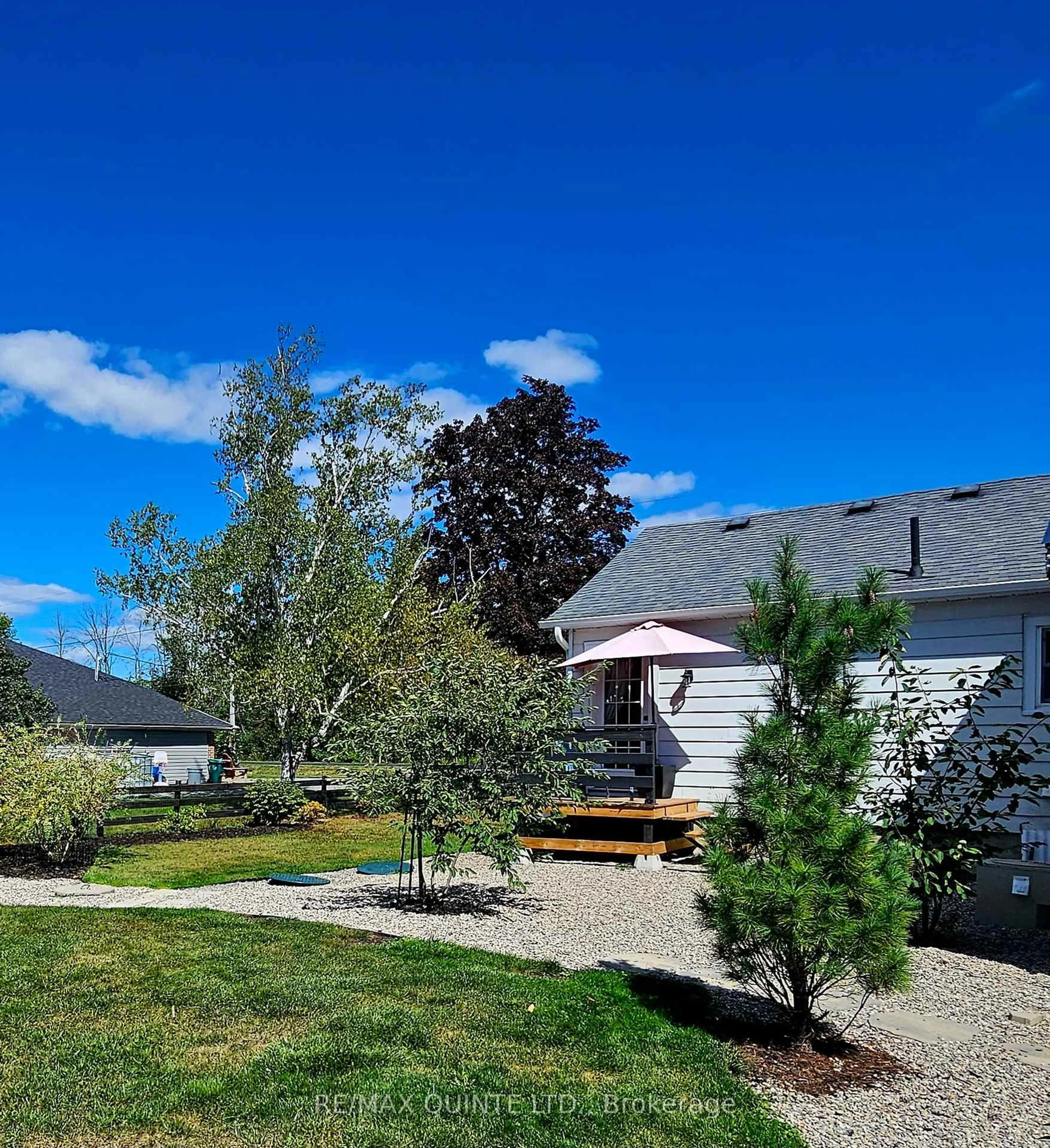 A pic from outside/outdoor area/front of a property/back of a property/a pic from drone, mountain view for 107 Ashley St, Quinte West Ontario K0K 2B0
