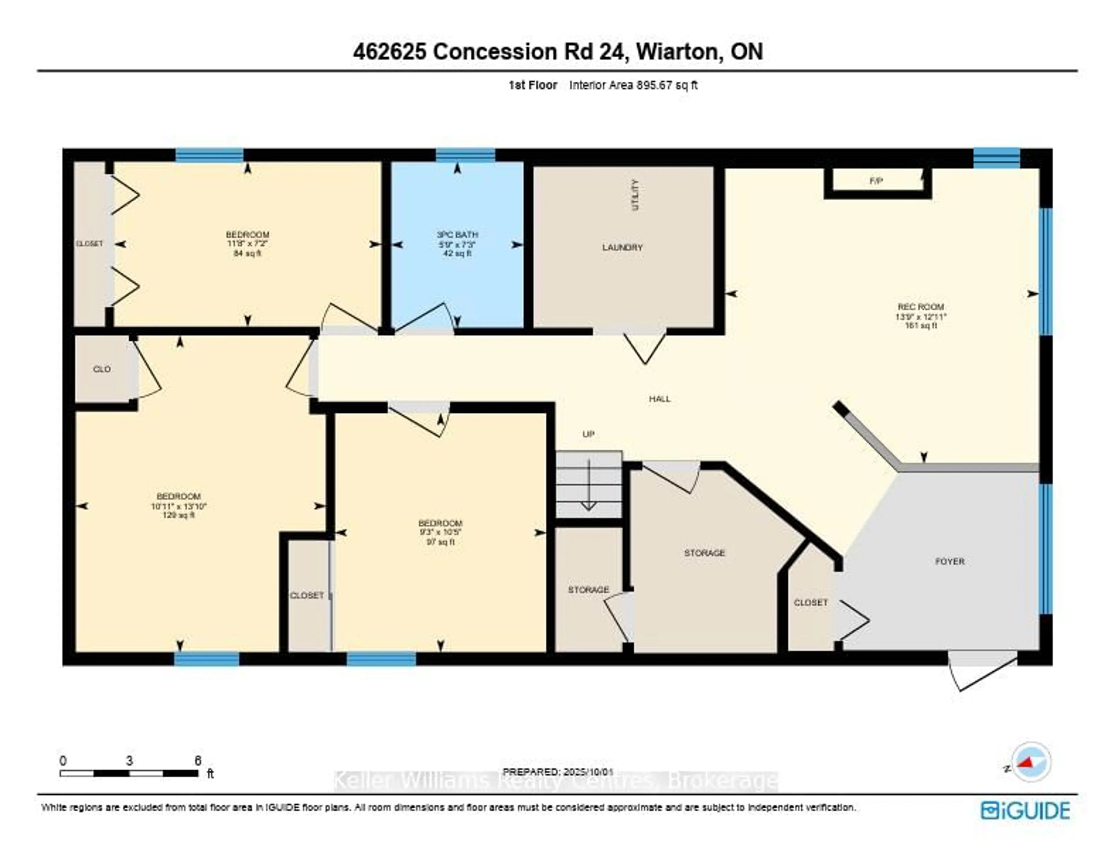 Floor plan for 462625 Concession 24 Rd, Georgian Bluffs Ontario N0H 2T0