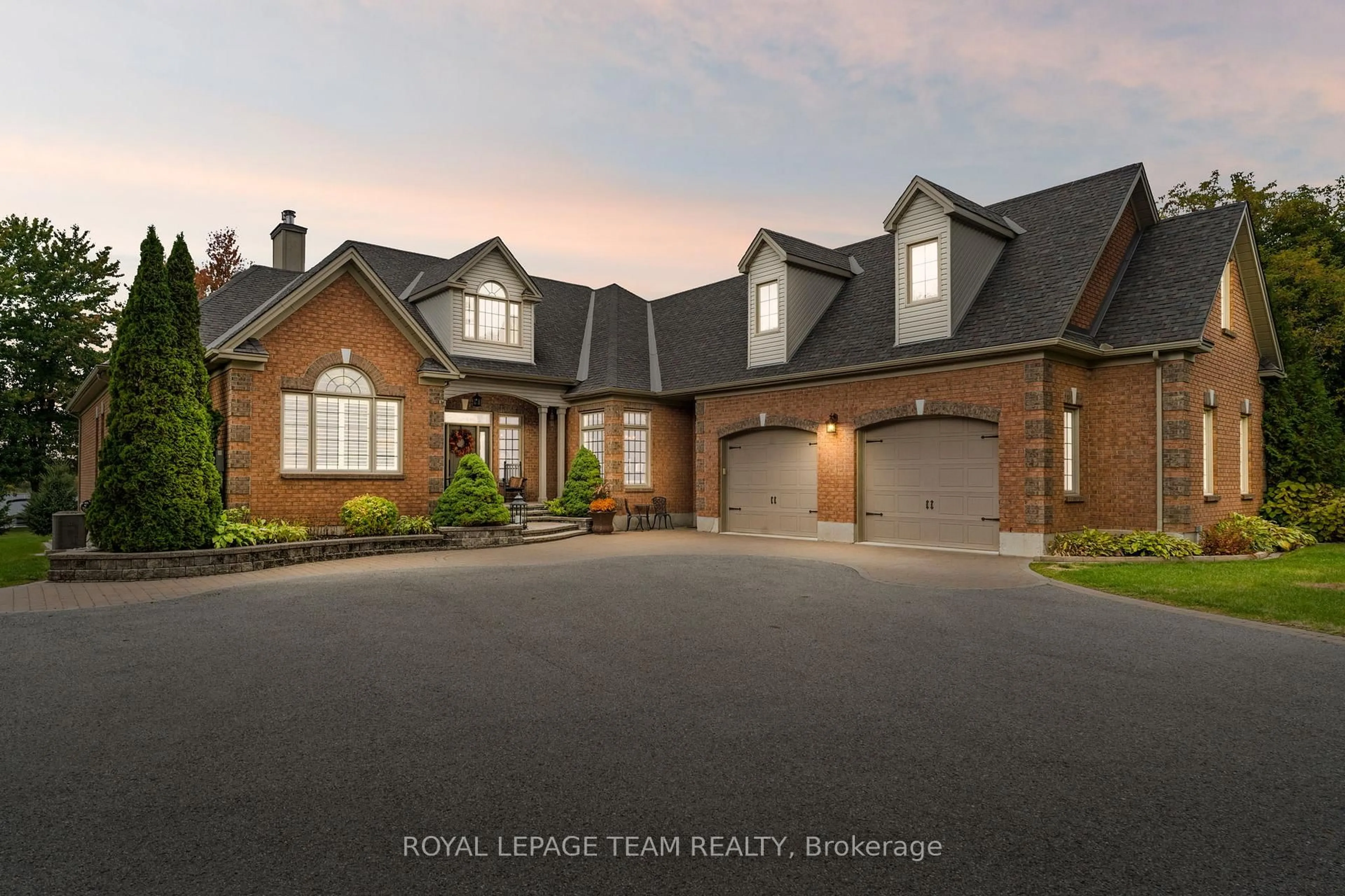 Home with brick exterior material, street for 3720 River Rd, North Grenville Ontario K4M 1B4