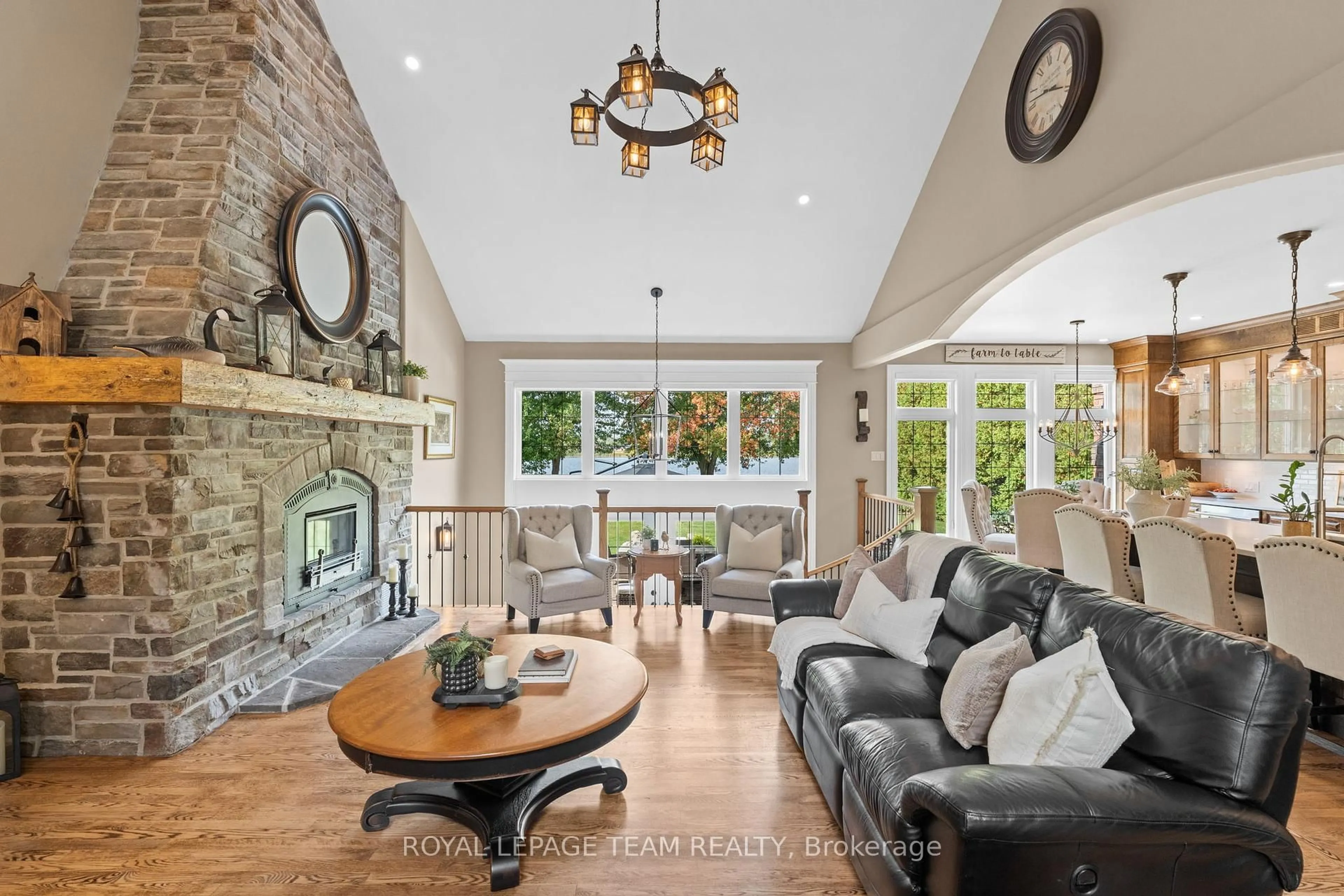 Living room with furniture, unknown for 3720 River Rd, North Grenville Ontario K4M 1B4
