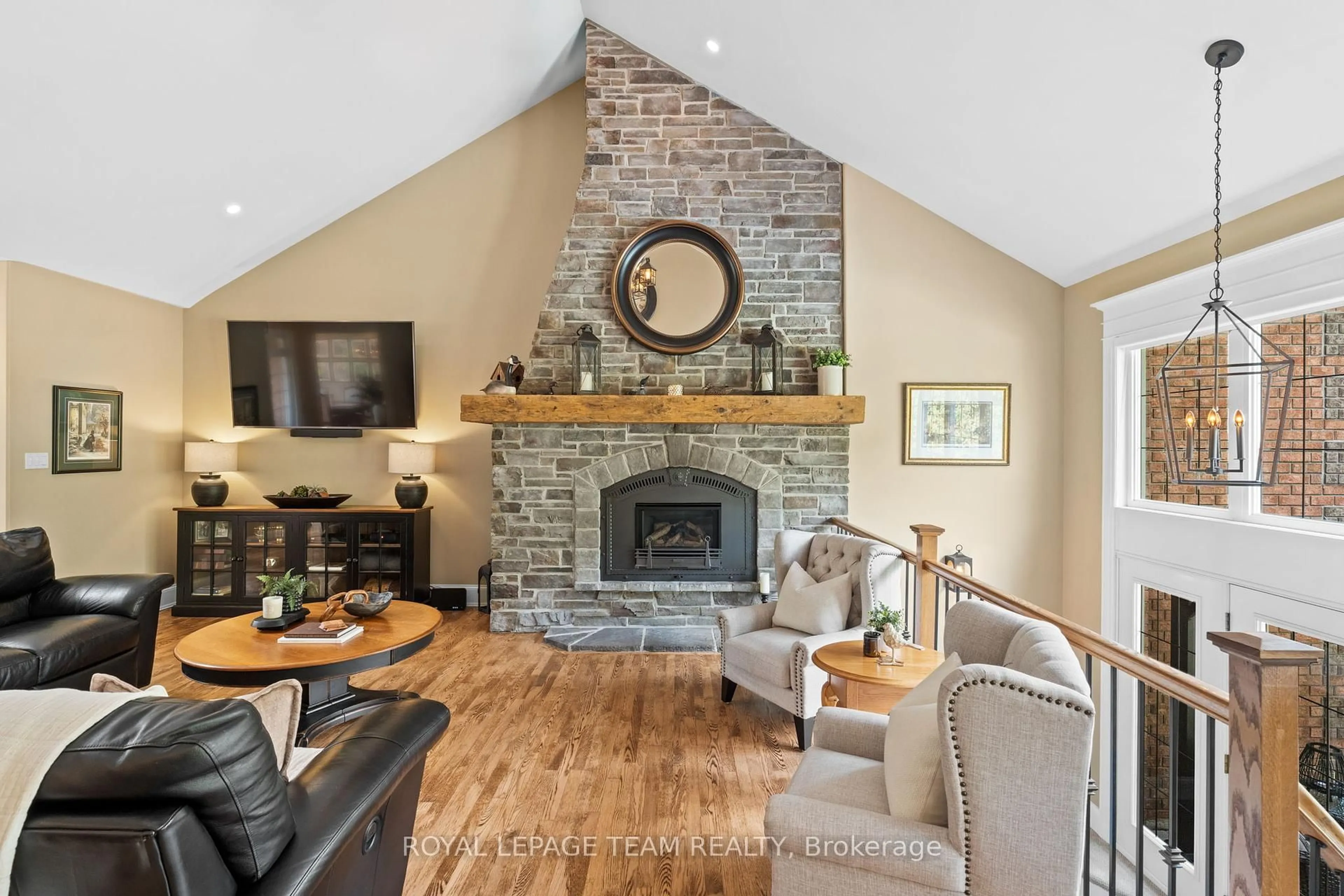 Living room with furniture, unknown for 3720 River Rd, North Grenville Ontario K4M 1B4