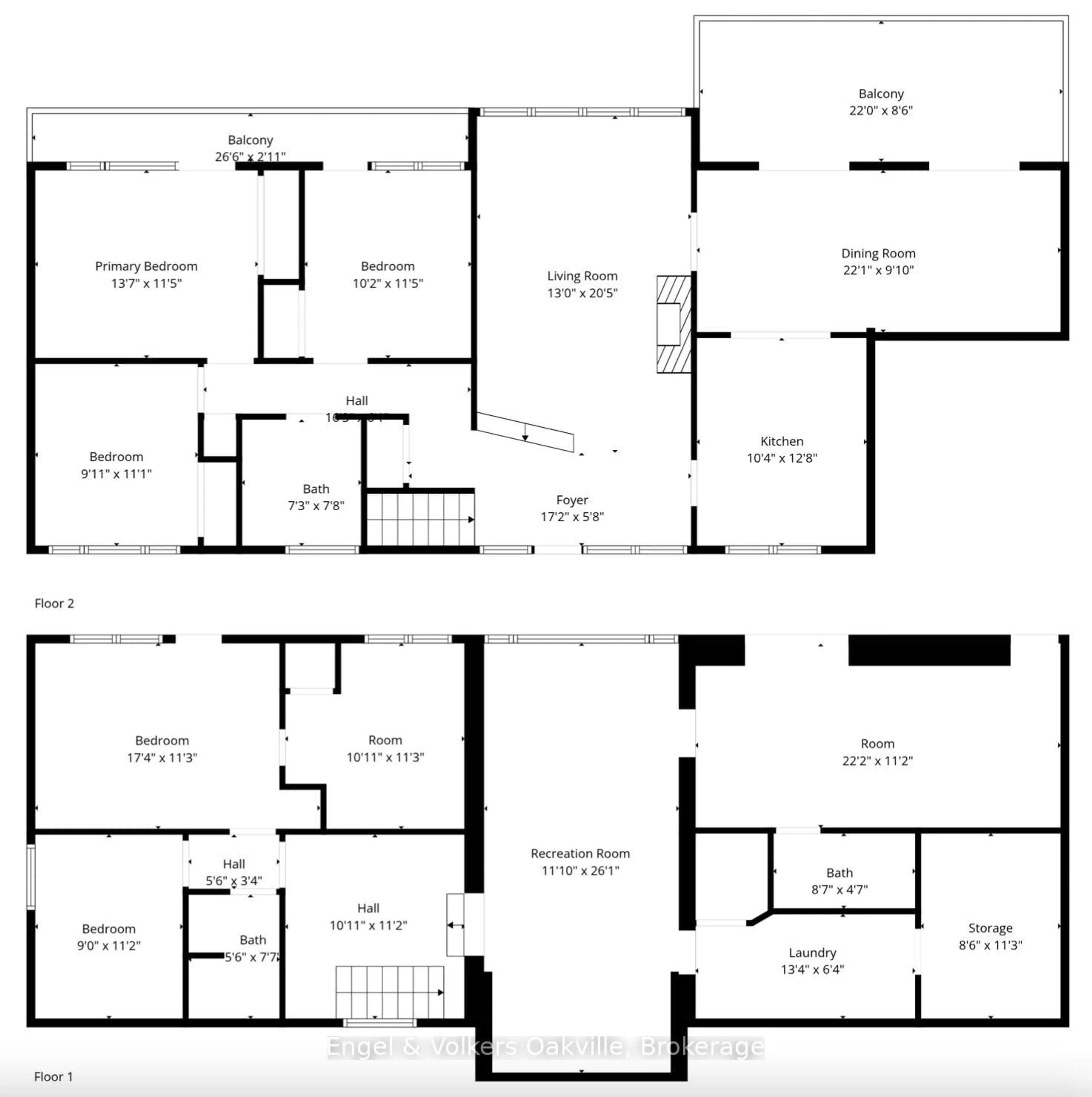 Floor plan for 50 Oak Ave, Hamilton Ontario L9H 4Y9