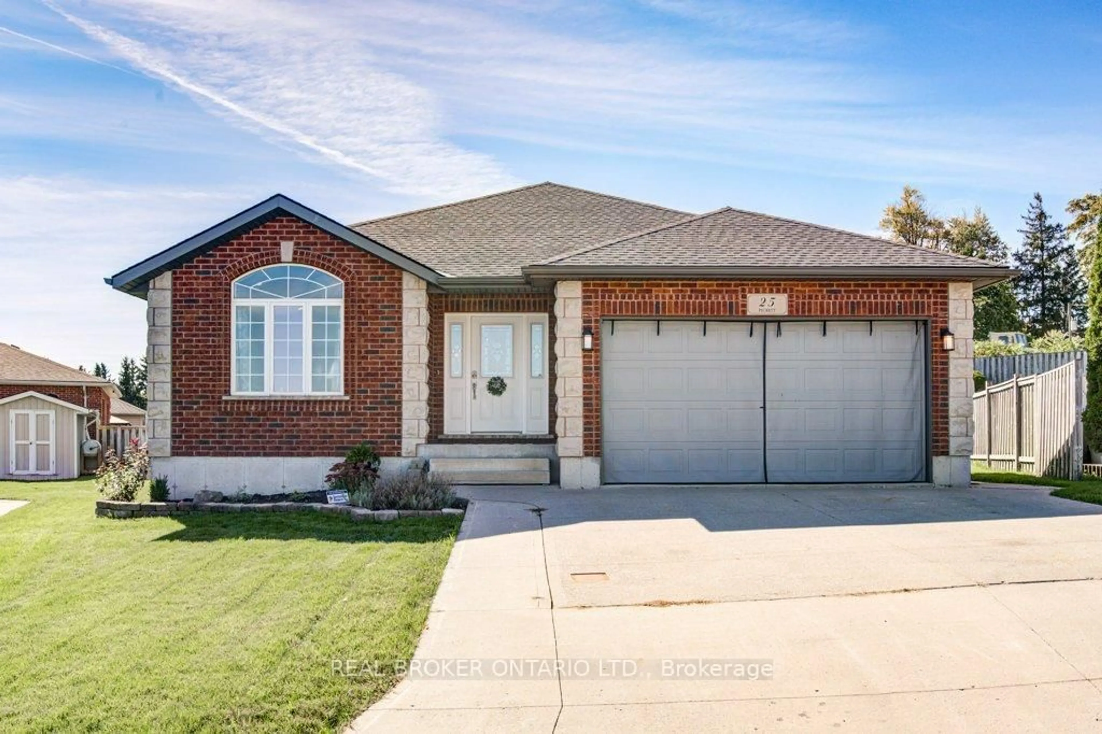 Home with brick exterior material, street for 25 Pickett Crt, West Perth Ontario N0K 1N0