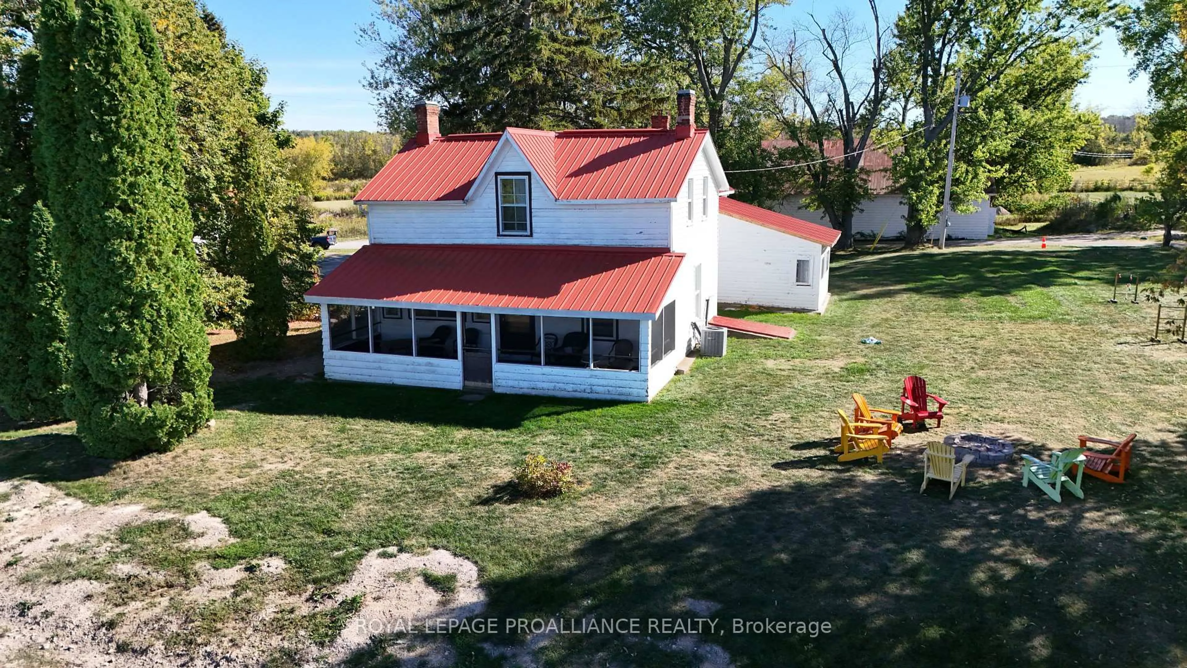 A pic from outside/outdoor area/front of a property/back of a property/a pic from drone, building for 34 Owen Lane, Prince Edward County Ontario K0K 1W0