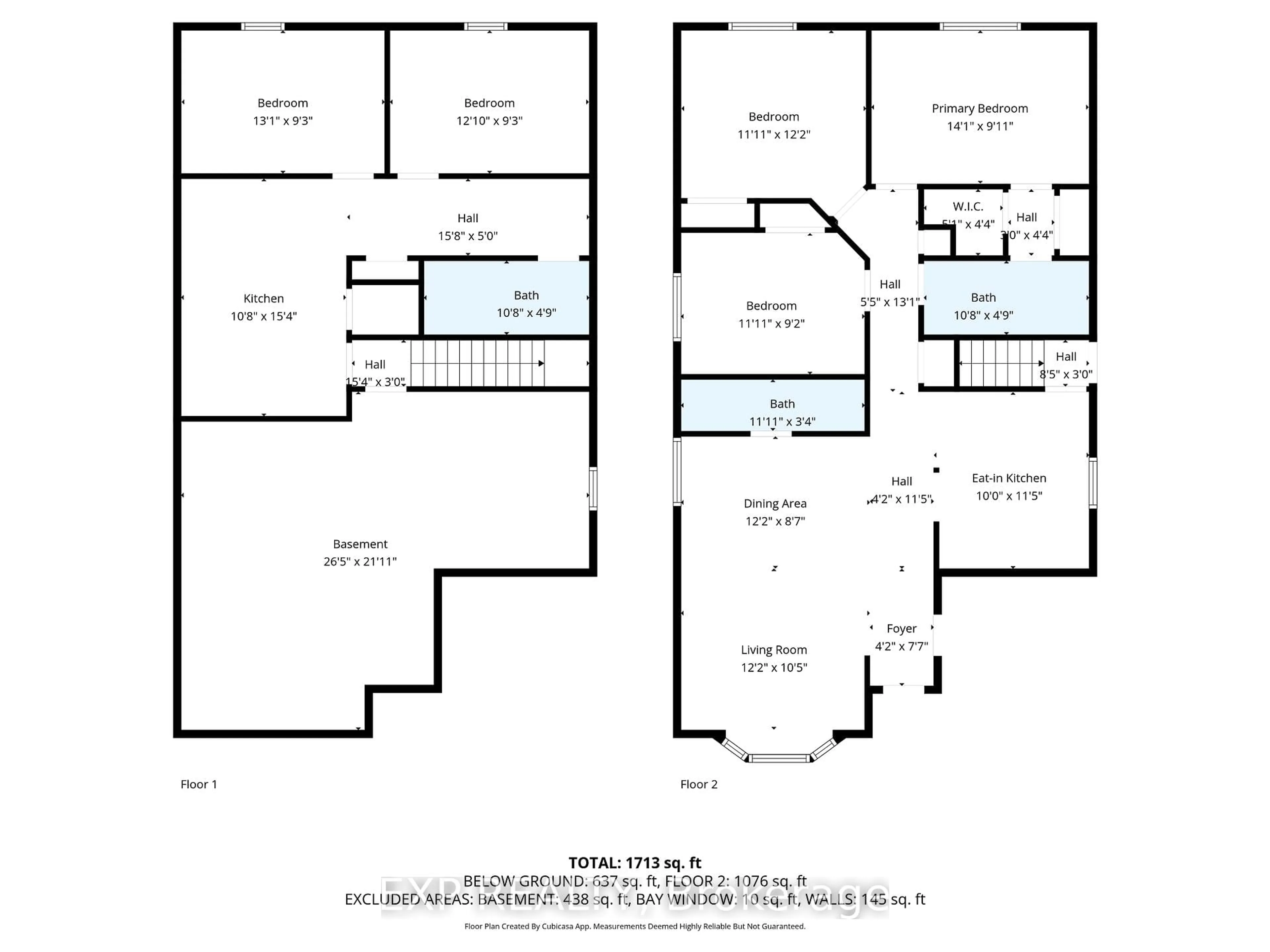 Floor plan for 46 Bonaparte Lane, London East Ontario N5V 4A8