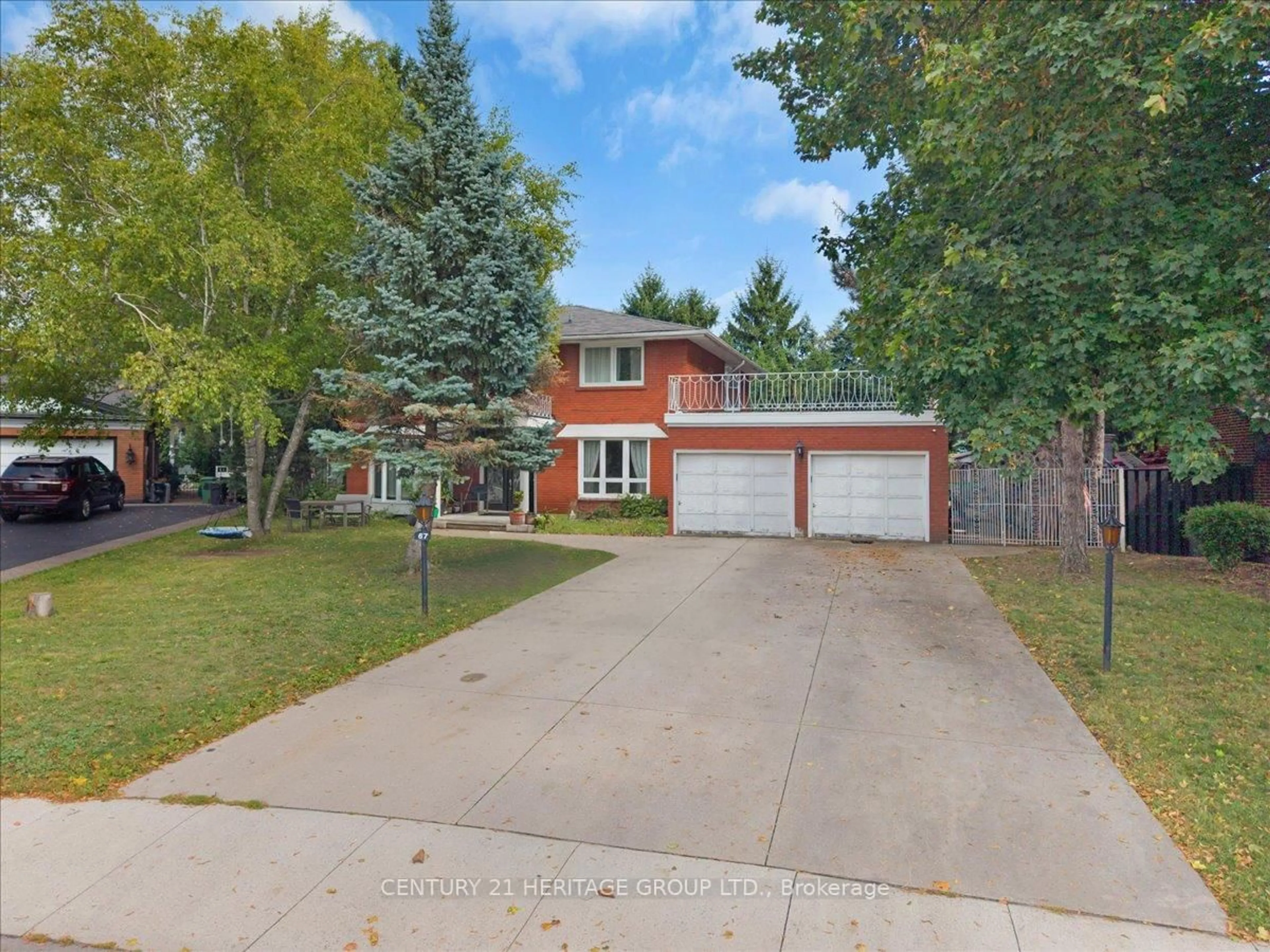 Home with brick exterior material, street for 67 Elmhurst Dr, Hamilton Ontario L8T 1C5