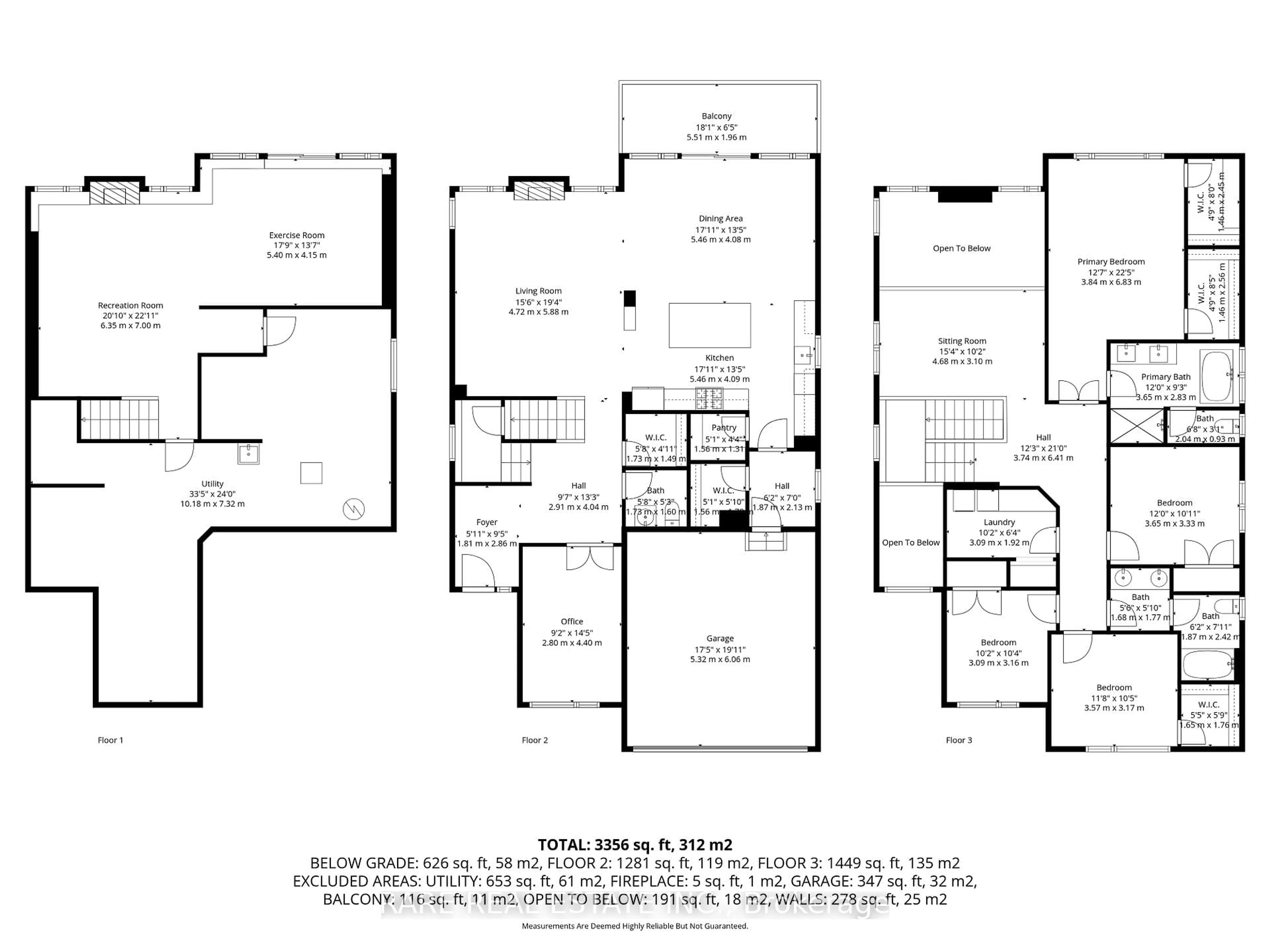 Floor plan for 164 Bristol Cres, North Grenville Ontario K0G 1J0