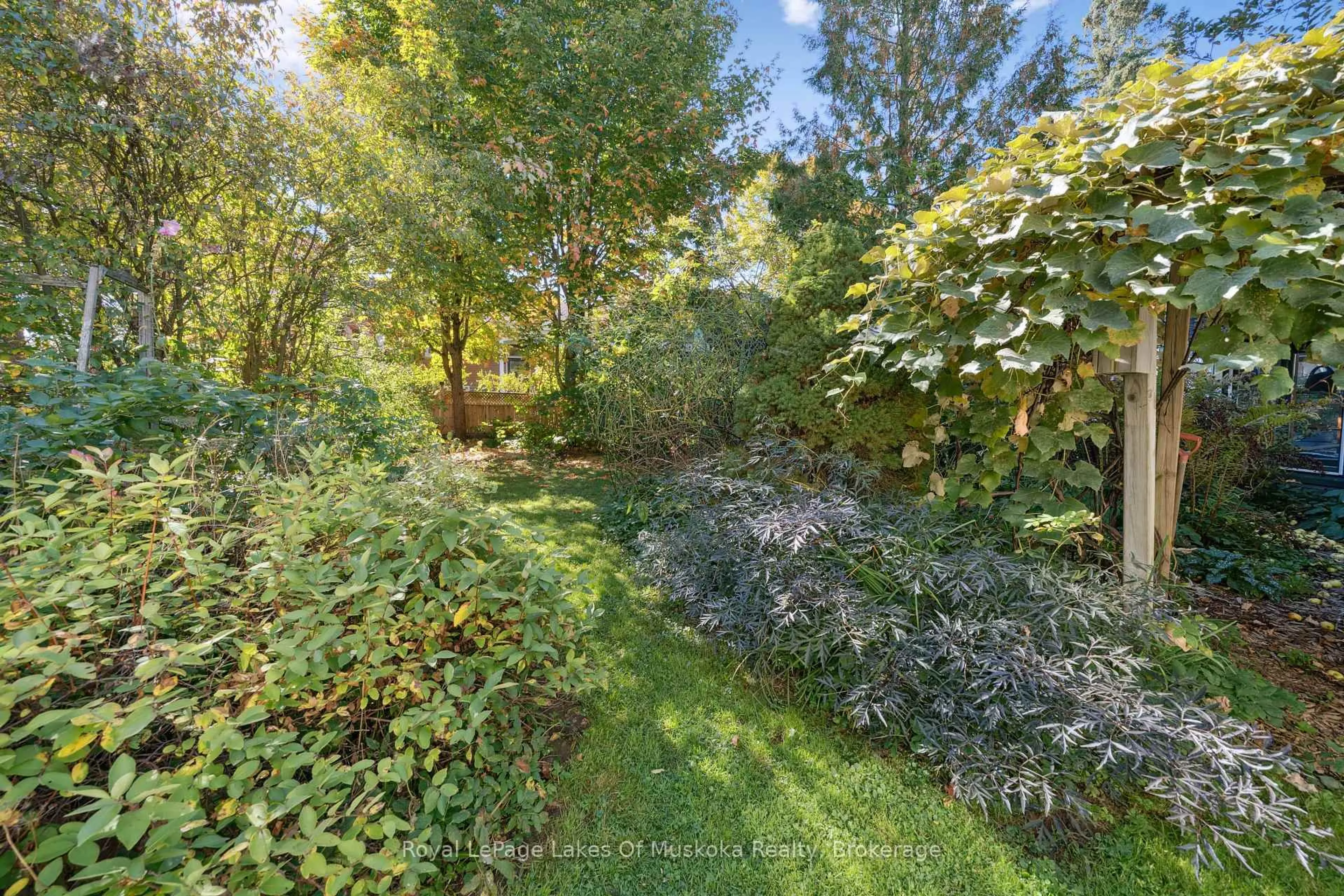 A pic from outside/outdoor area/front of a property/back of a property/a pic from drone, forest/trees view for 86 Quebec St, Bracebridge Ontario P1L 2A4
