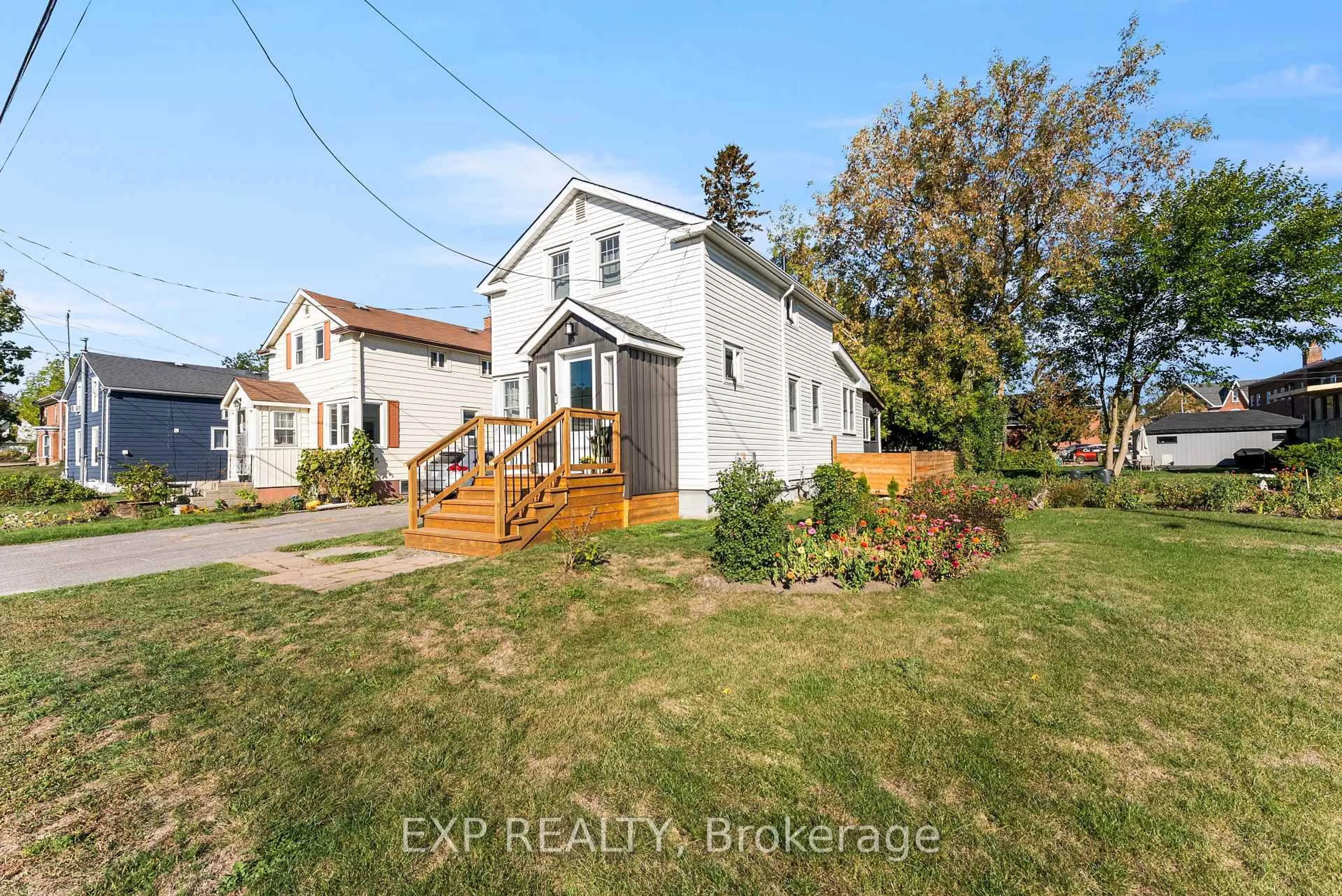 A pic from outside/outdoor area/front of a property/back of a property/a pic from drone, street for 70 Wilkins St, Quinte West Ontario K8V 3M8