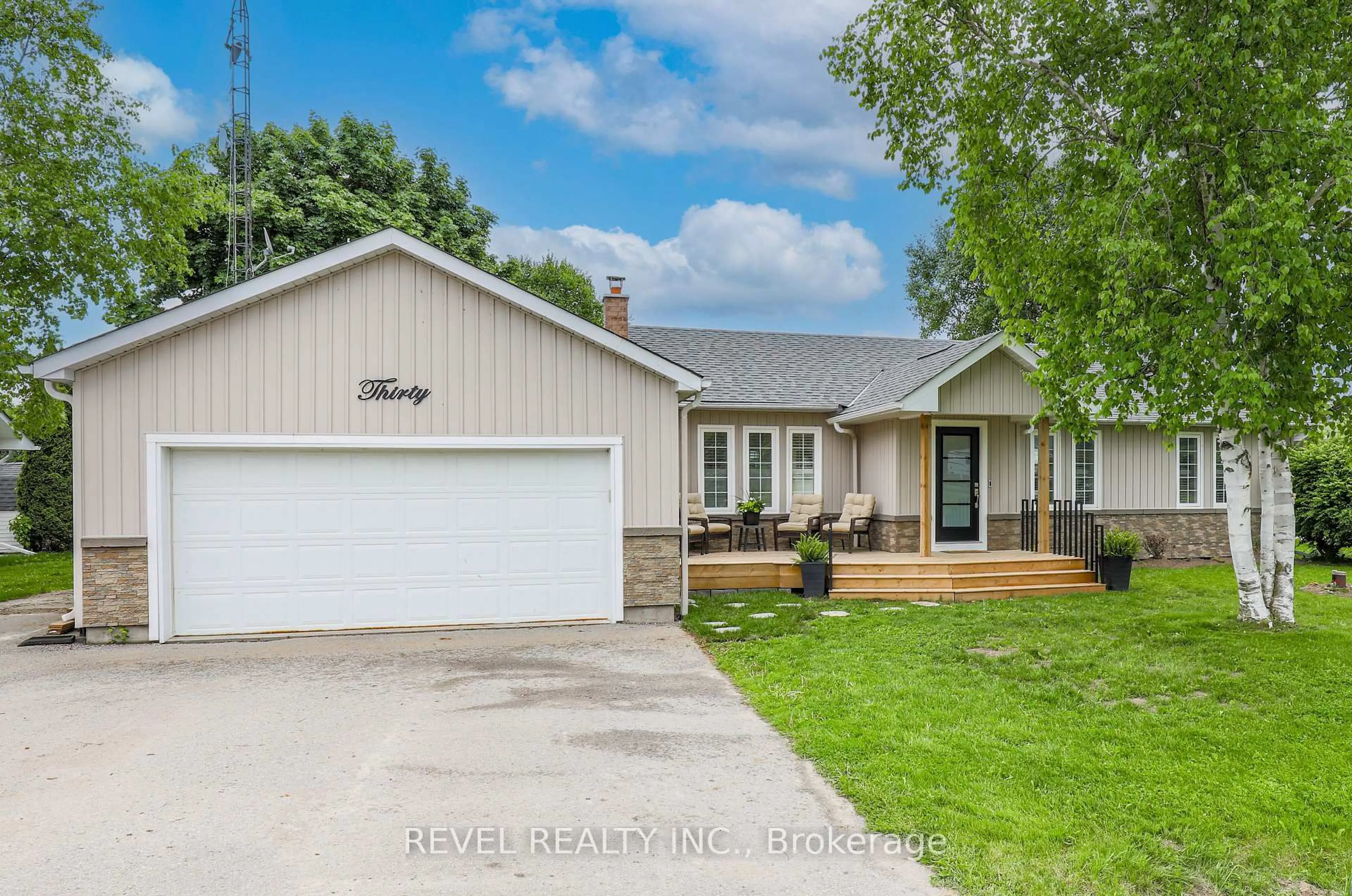Home with vinyl exterior material, street for 30 O'Reilly Lane, Kawartha Lakes Ontario K0M 2C0