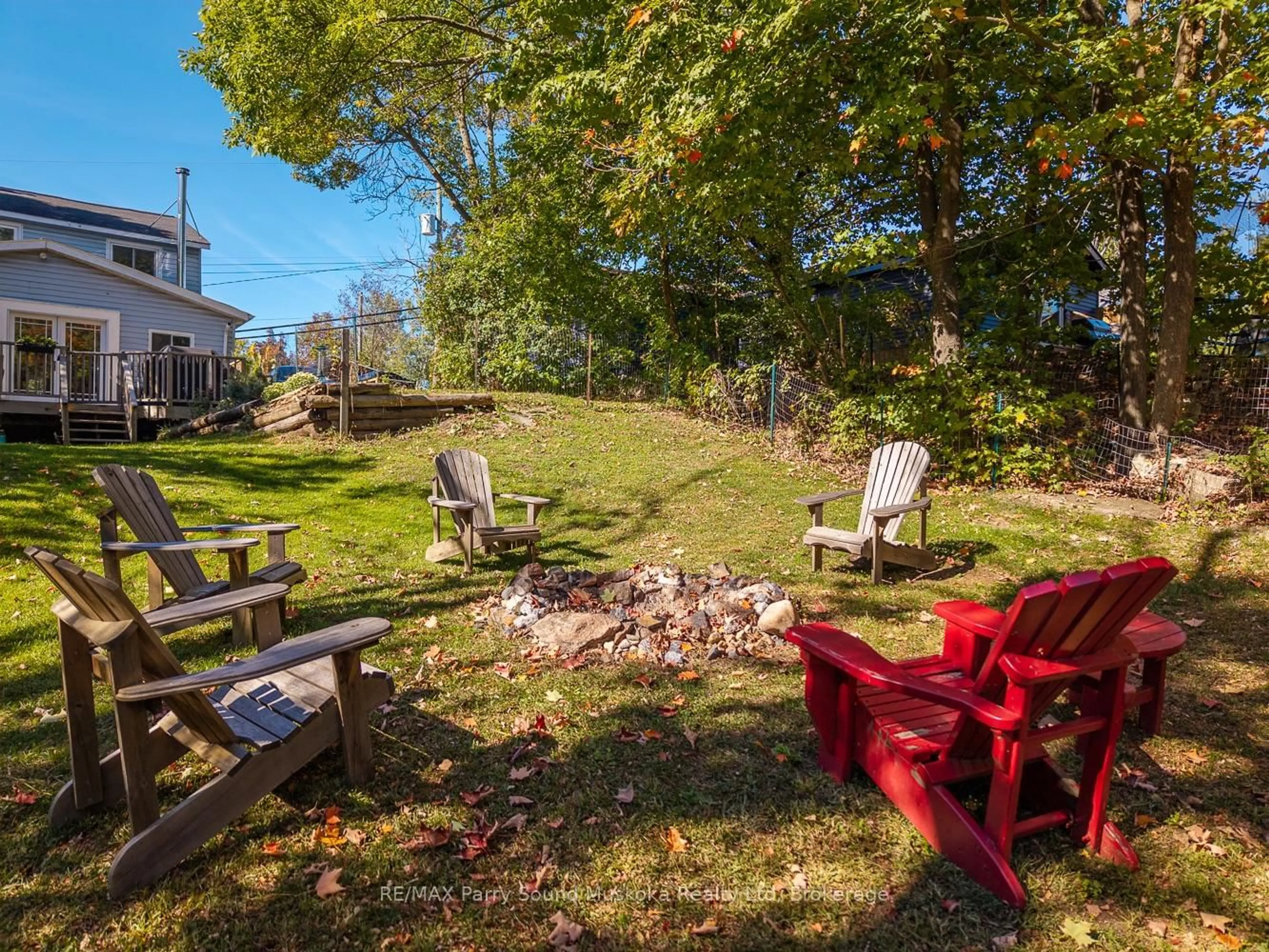 Patio, water/lake/river/ocean view for 502 High St, Georgian Bay Ontario P0C 1H0