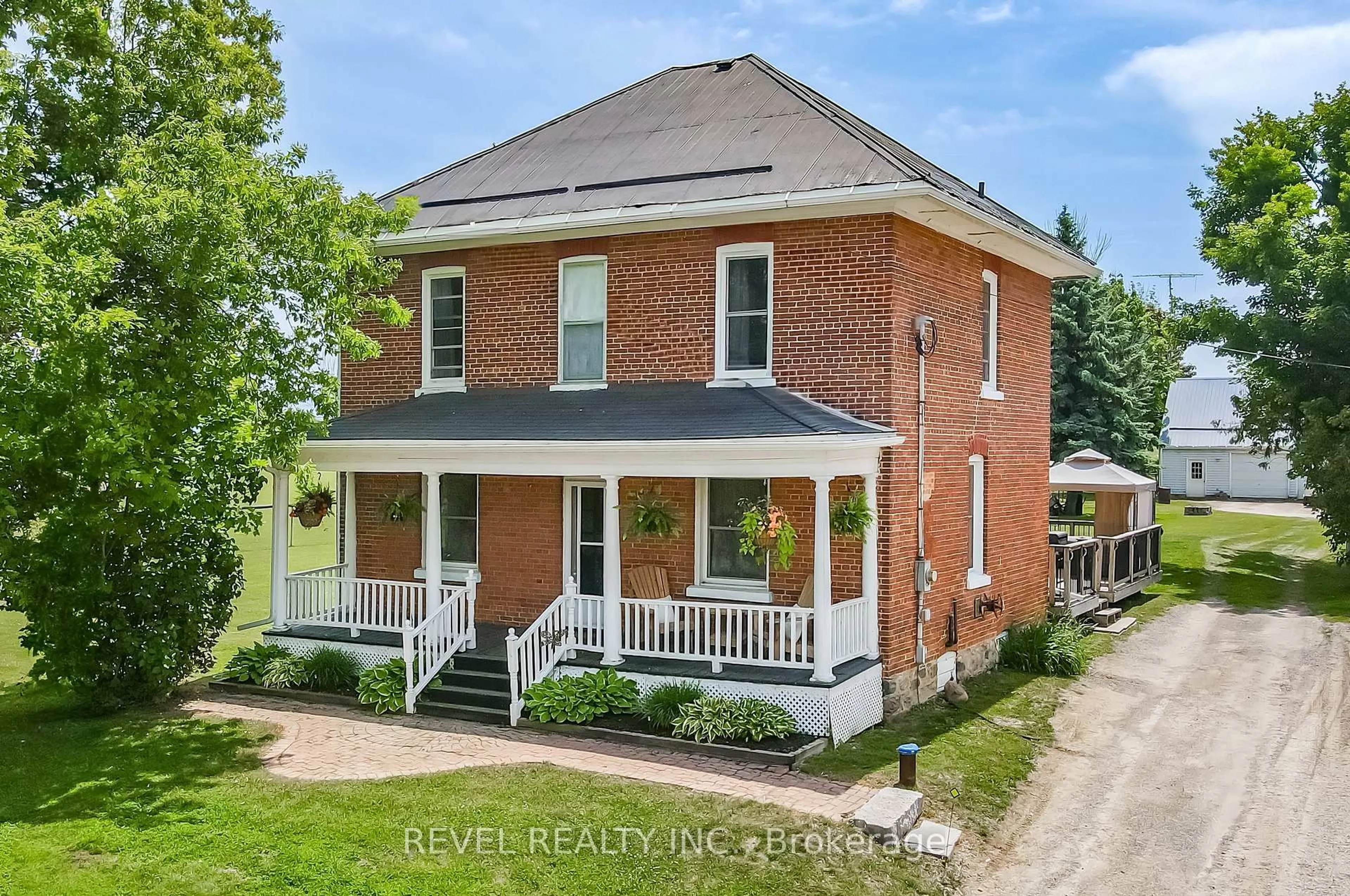 Home with brick exterior material, street for 120 Elm Tree Rd, Kawartha Lakes Ontario K0M 2C0
