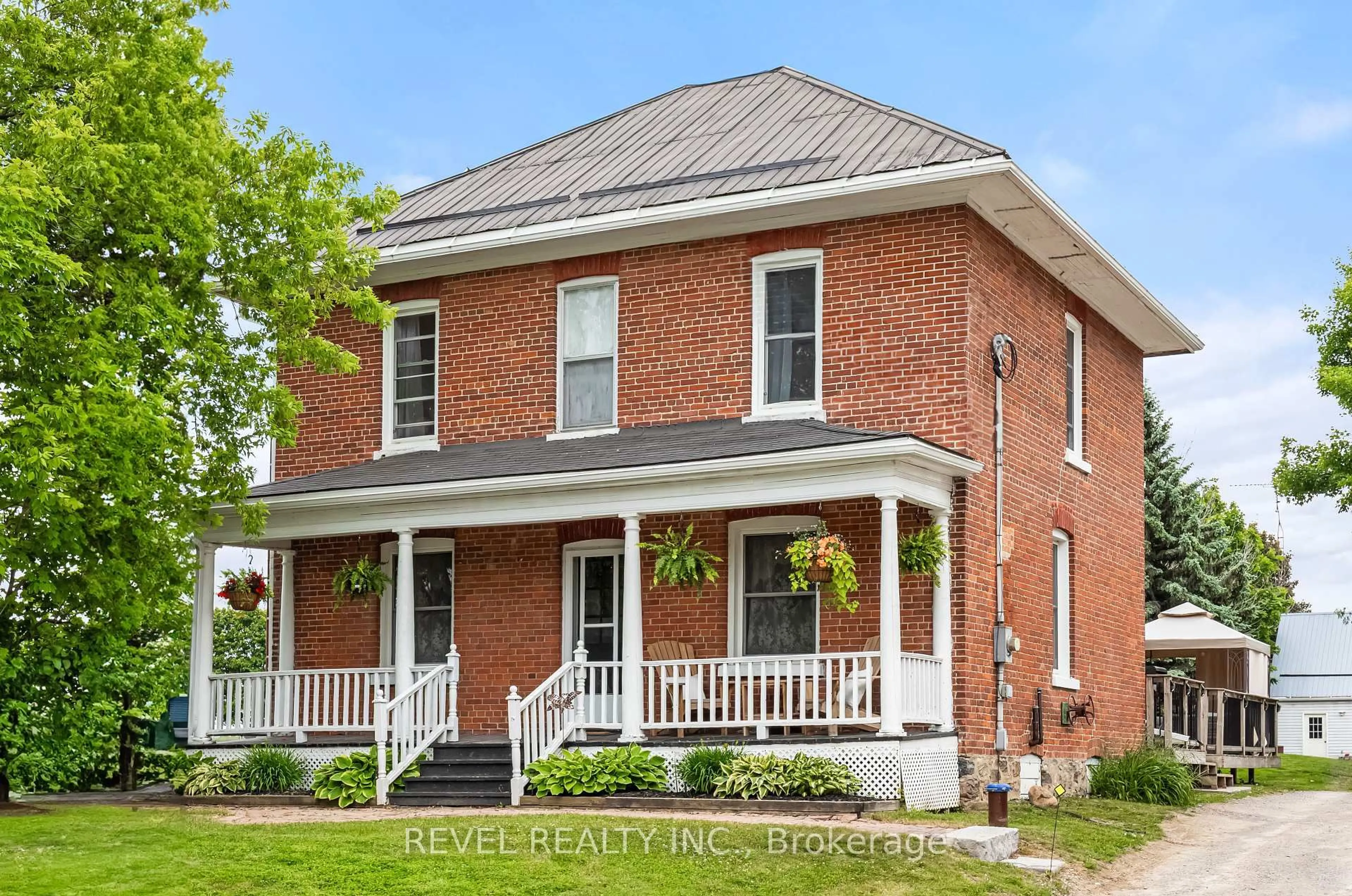 Home with brick exterior material, street for 120 Elm Tree Rd, Kawartha Lakes Ontario K0M 2C0