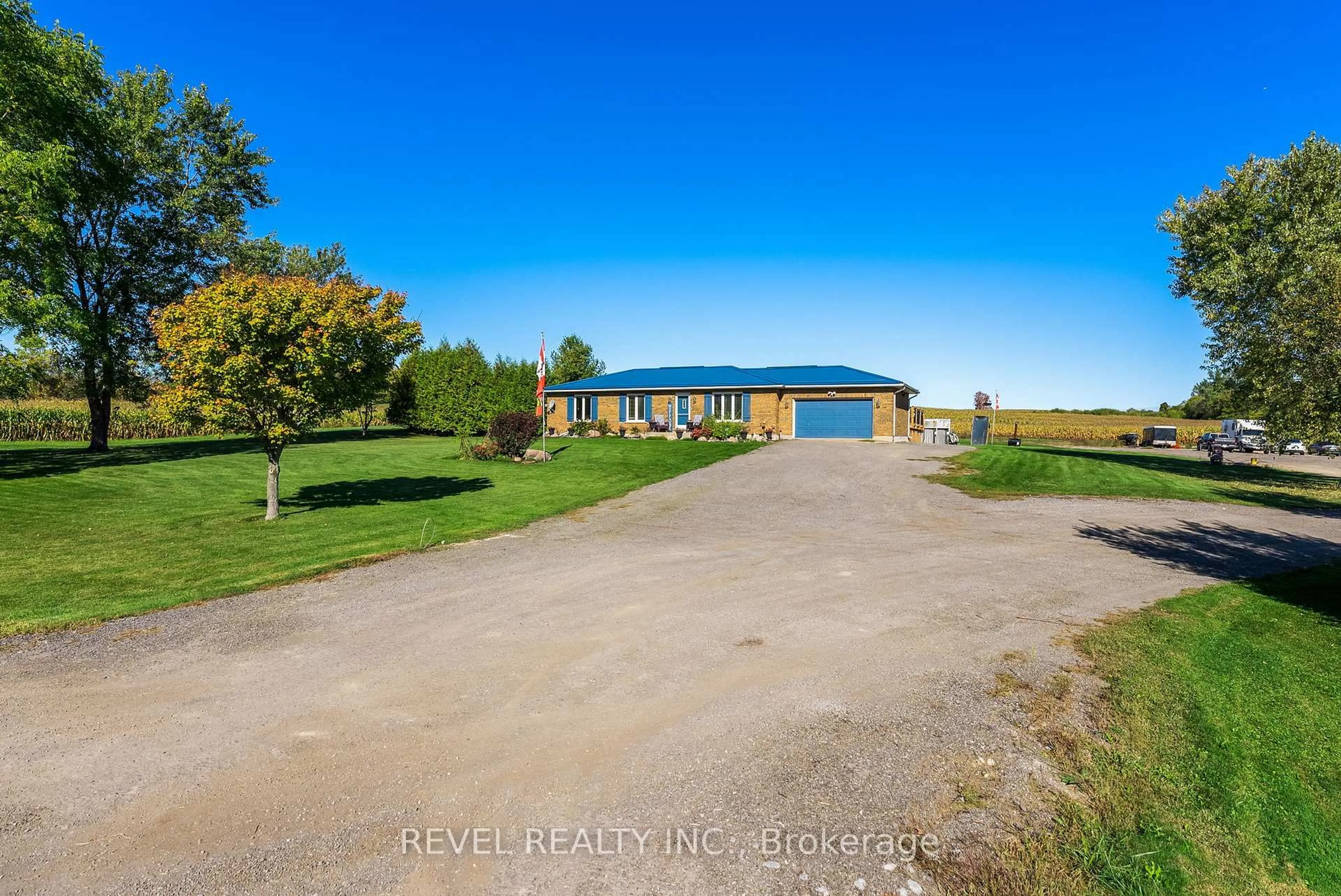 A pic from outside/outdoor area/front of a property/back of a property/a pic from drone, water/lake/river/ocean view for 572 6th Line, Port Hope Ontario L0A 1J0