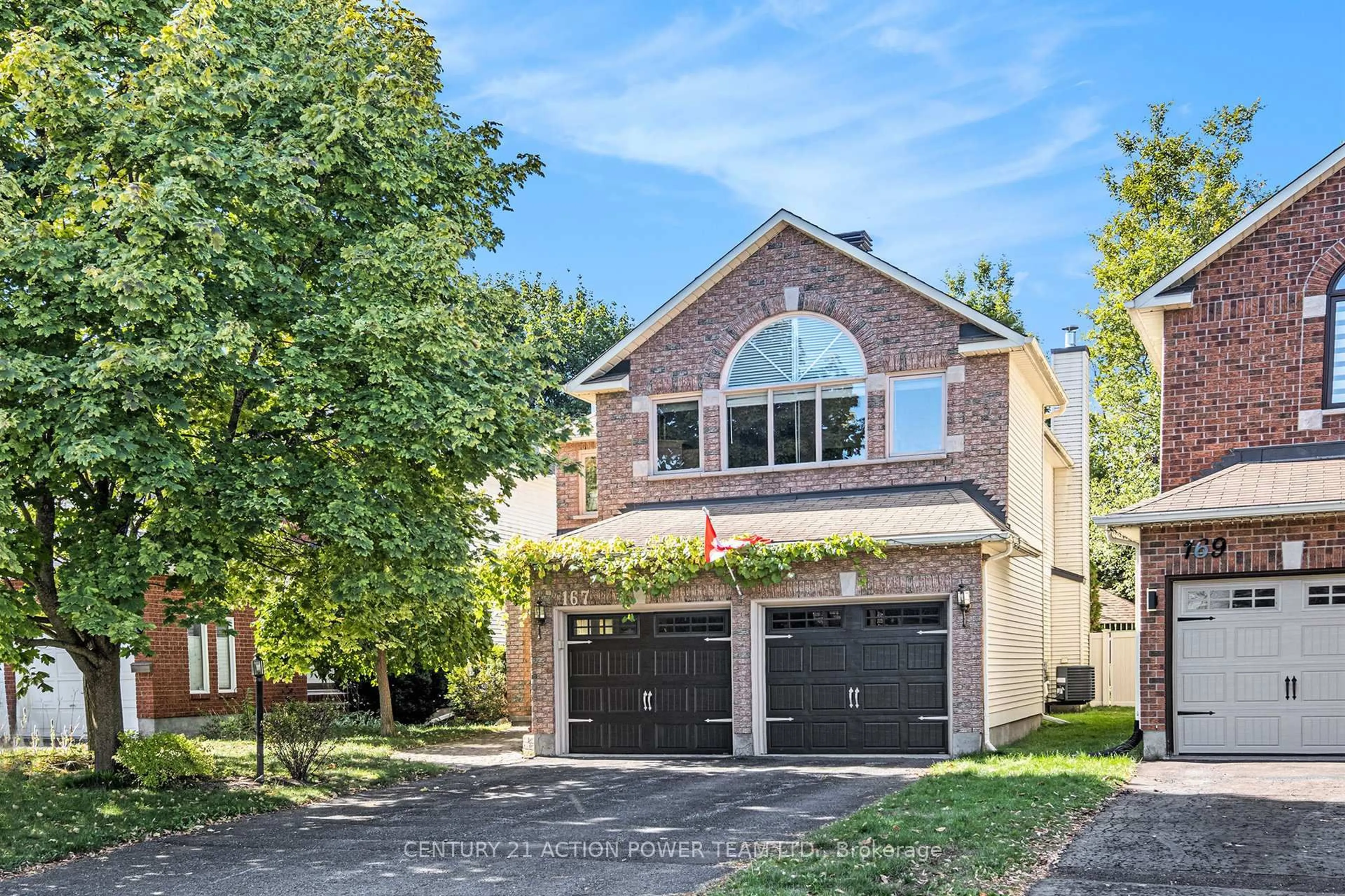 Home with brick exterior material, street for 167 GRENADIER Way, Nepean Ontario K2J 4M1