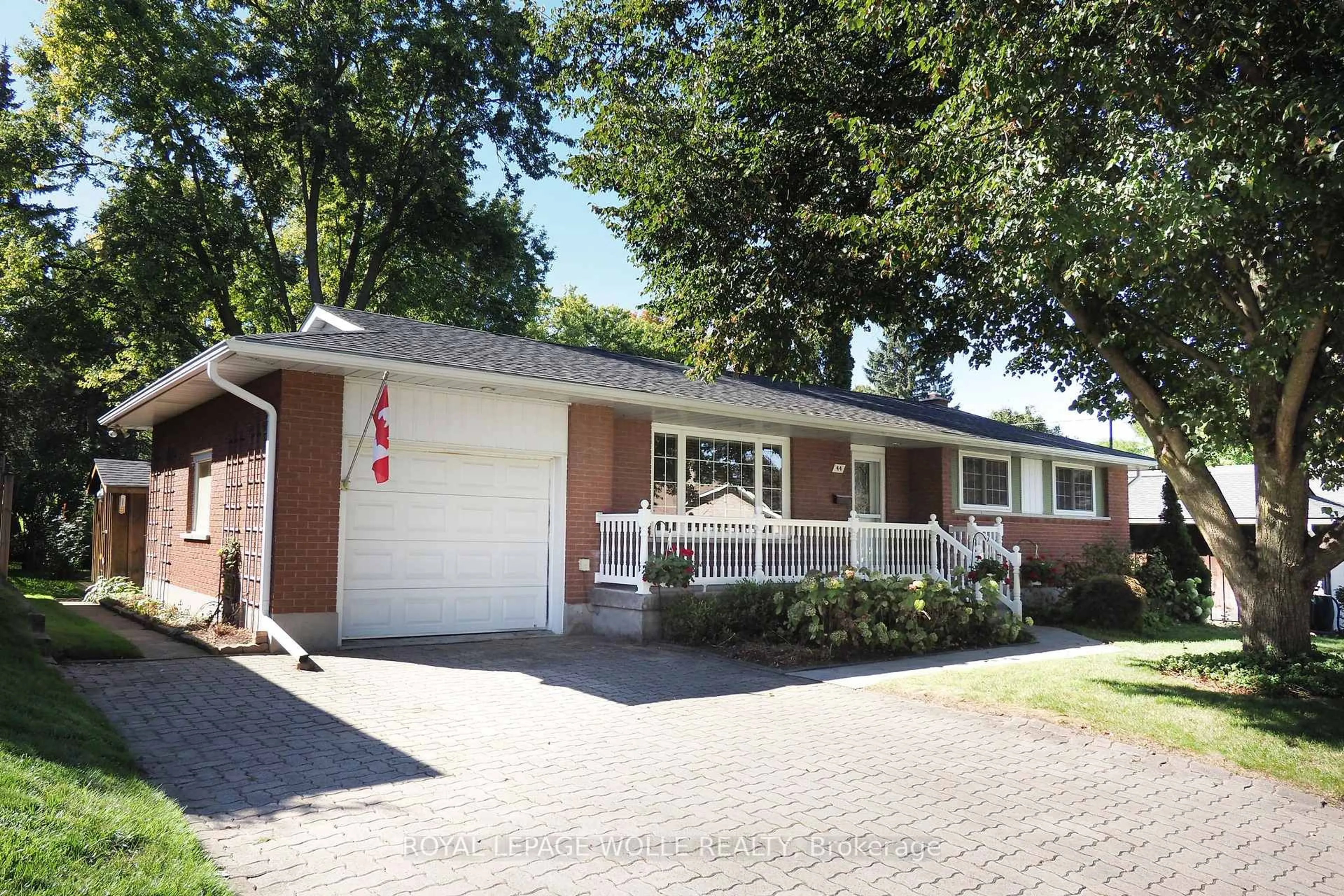 Home with brick exterior material, street for 44 Hampton St, Woolwich Ontario N3B 1L7