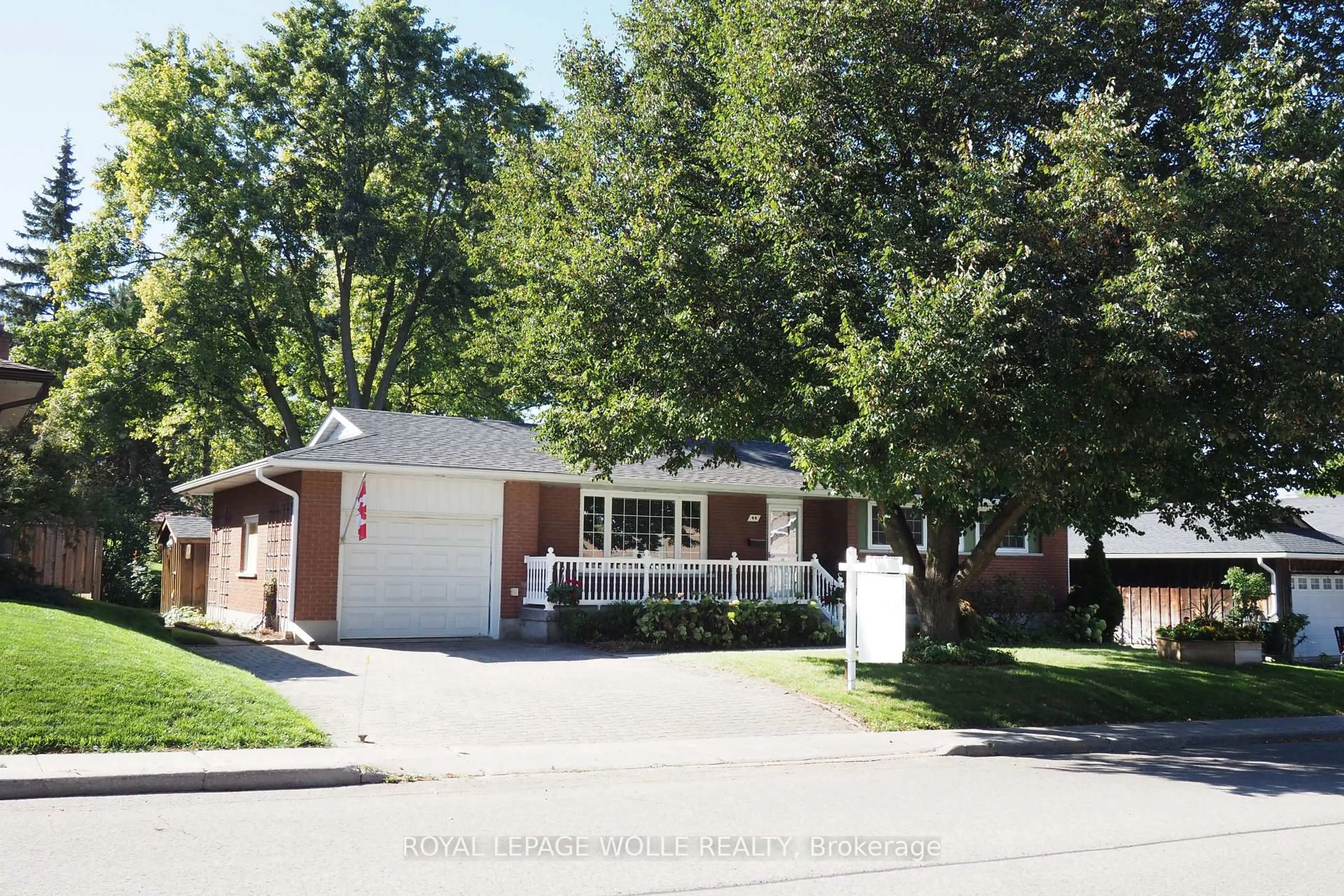 Home with brick exterior material, street for 44 Hampton St, Woolwich Ontario N3B 1L7