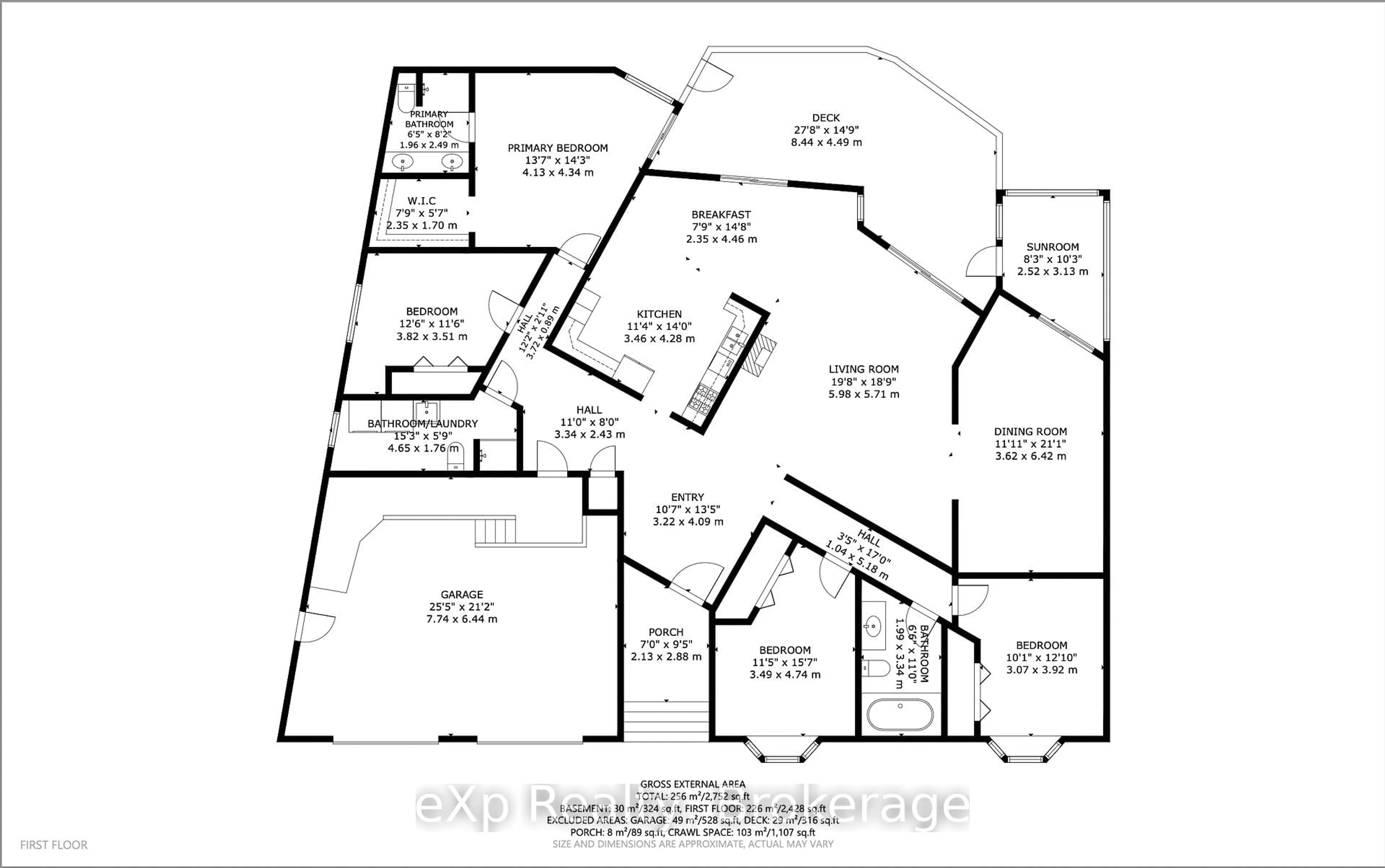 Floor plan for 18 Kristen Hts, Parry Sound Ontario P2A 2Z6