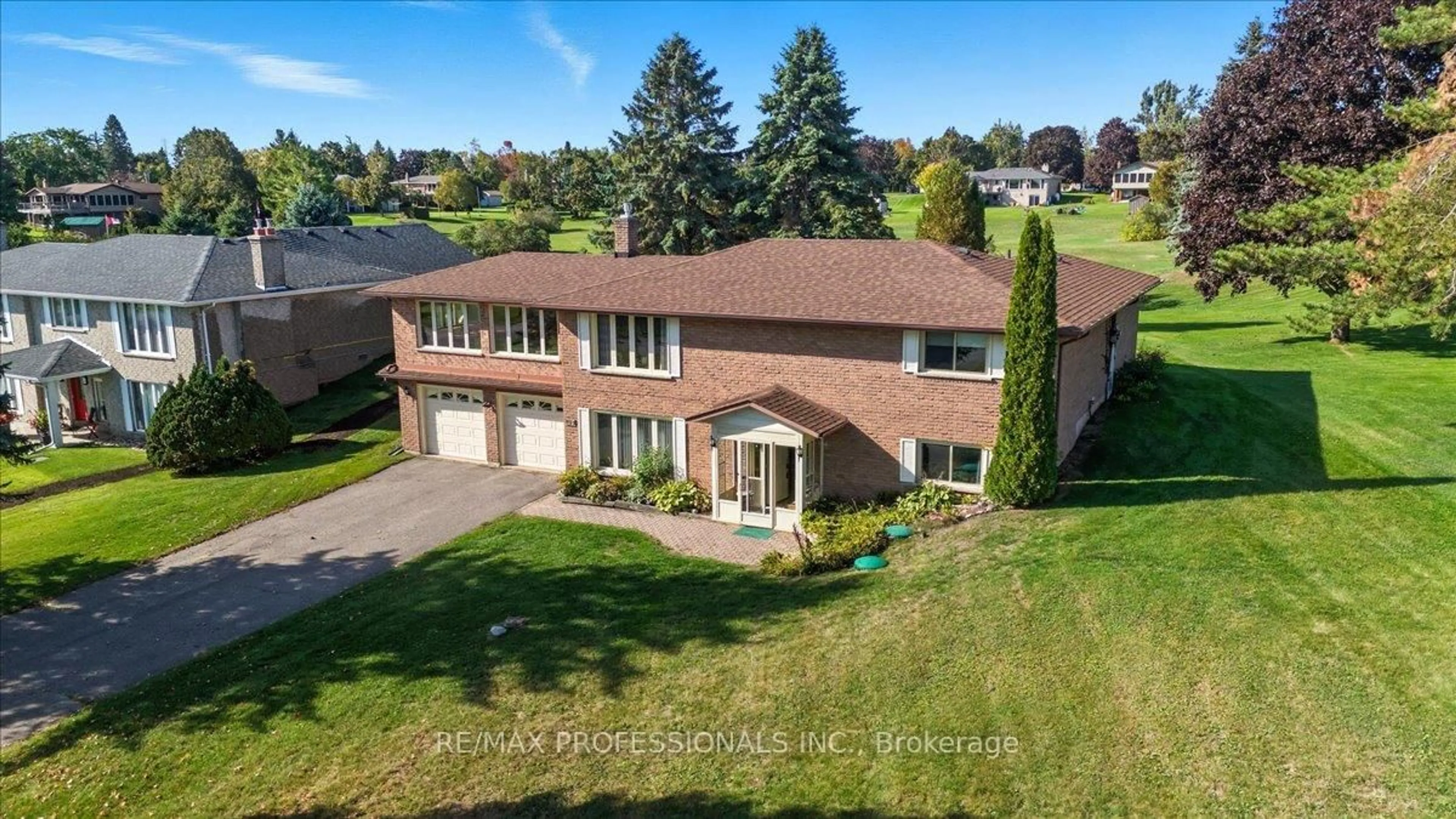 A pic from outside/outdoor area/front of a property/back of a property/a pic from drone, unknown for 369 The Captain's Cor, Kawartha Lakes Ontario K0M 1A0