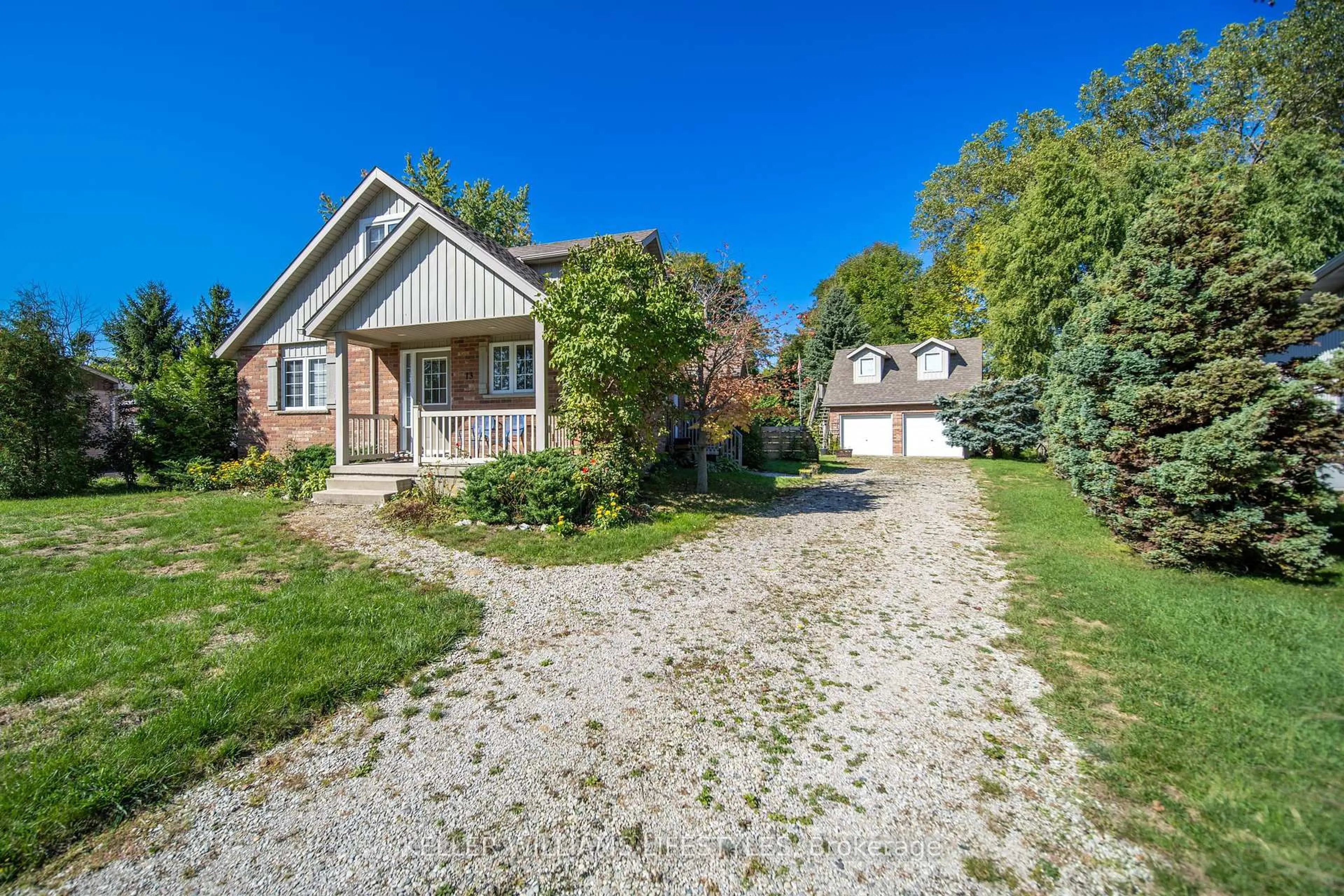 A pic from outside/outdoor area/front of a property/back of a property/a pic from drone, street for 13 Ducharme Cres, Bluewater Ontario N0M 1G0